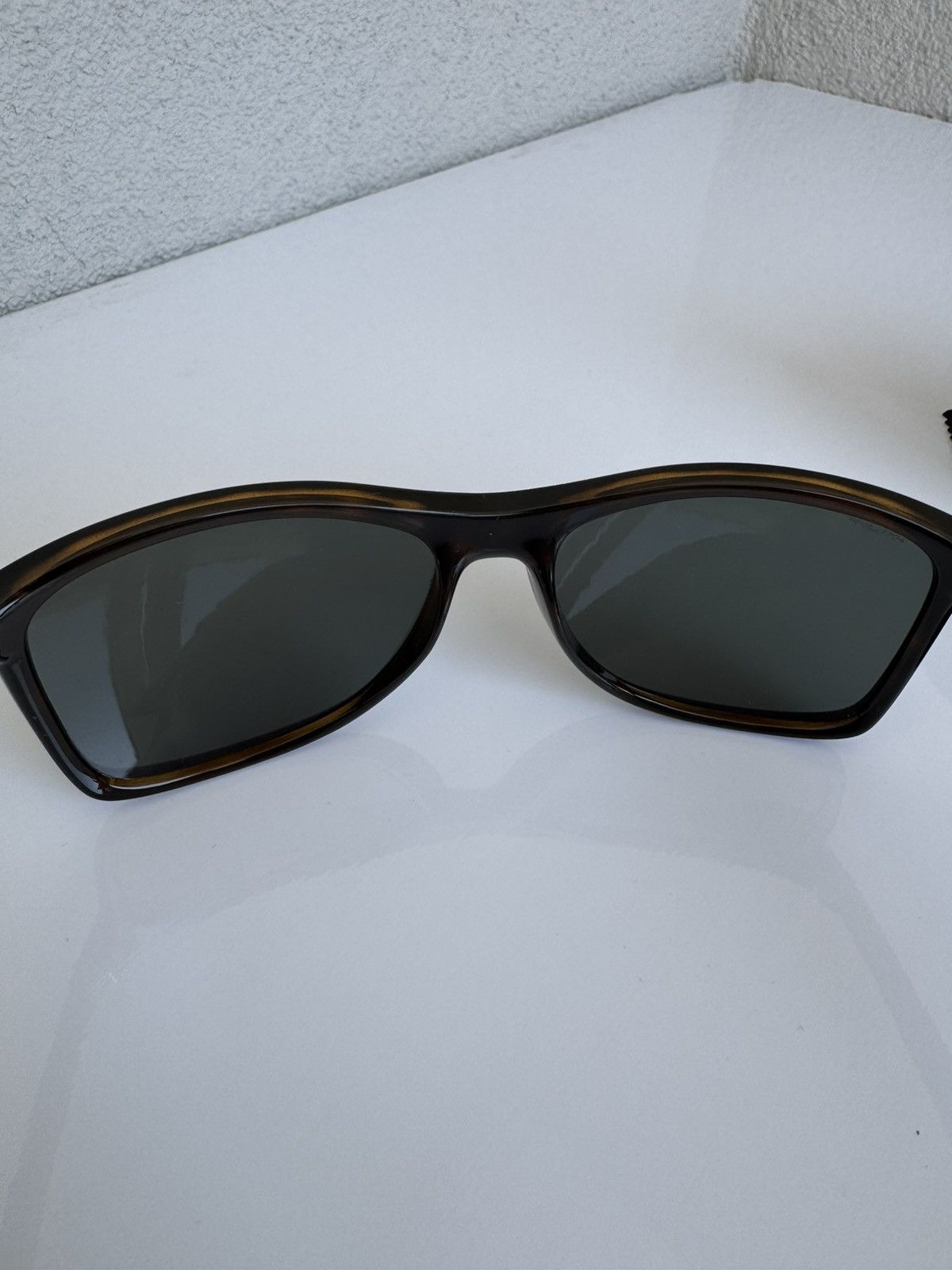 Prada Prada Sunglasses SPR 10O Brown Shield Sport Size ONE SIZE - 11 Thumbnail