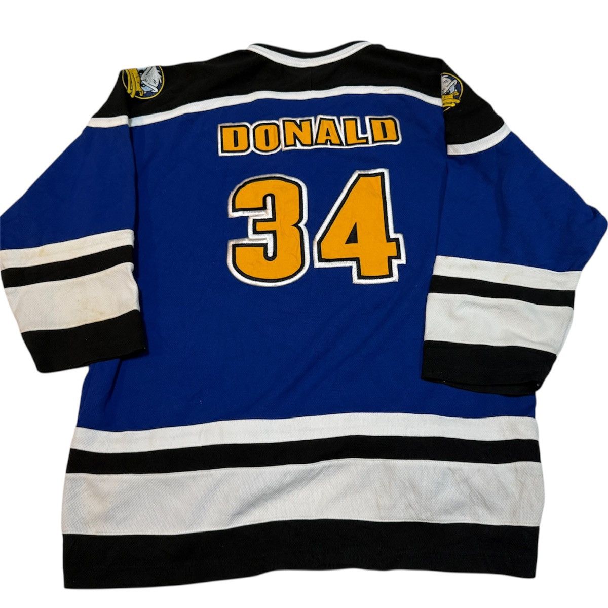 Disney Vintage 2000s Donald Duck Ice Hockey Jersey Y2K Size US L / EU 52-54 / 3 - 2 Thumbnail