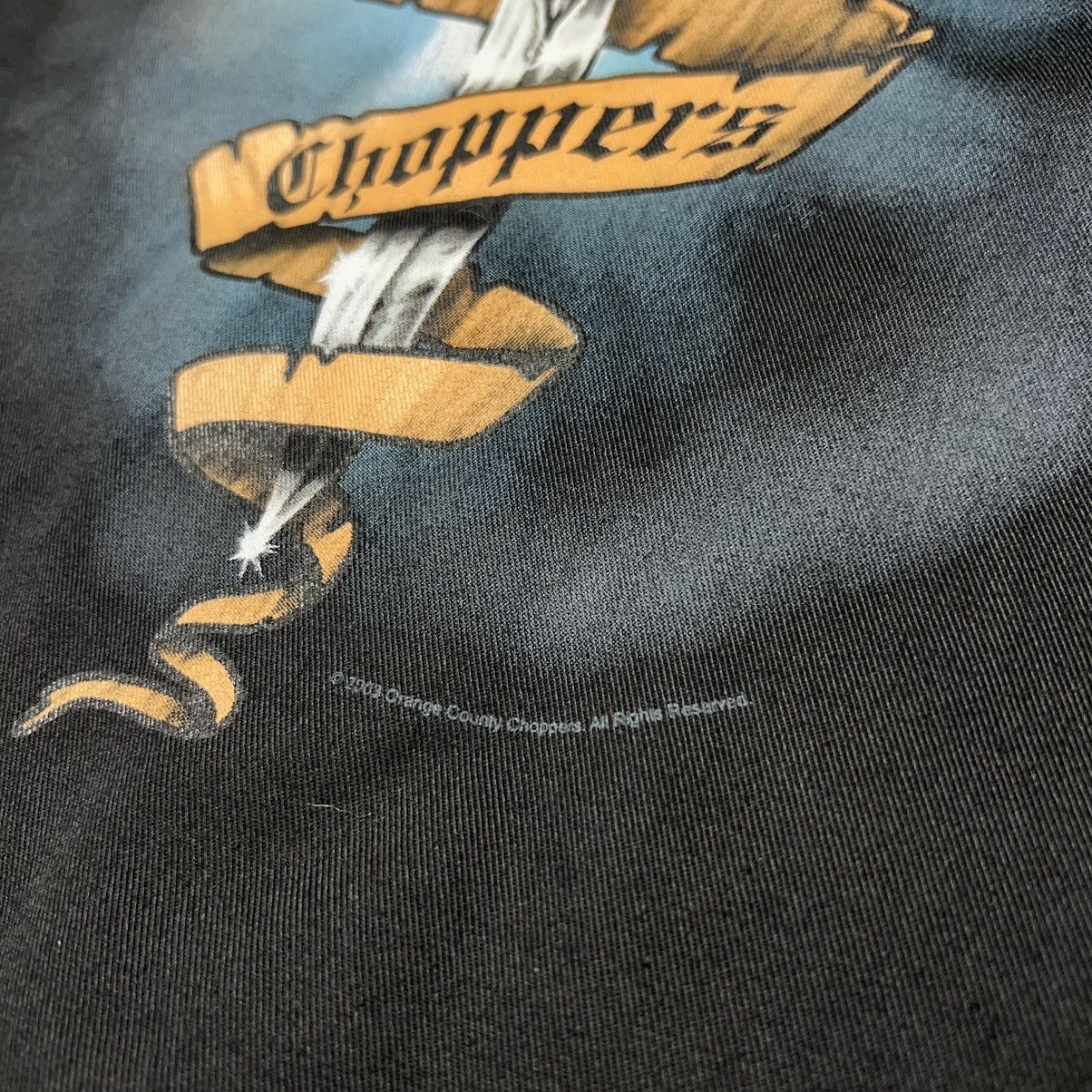 Vintage VTG Orange County Choppers Button Shirt Black Mechanic Work Size US XL / EU 56 / 4 - 10 Thumbnail