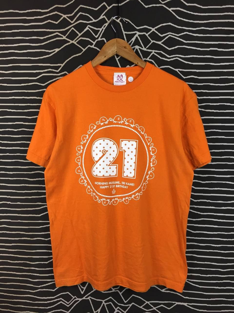 Band Tees Eri Kamei Morning Musume Happy 21st Birthday J-Pop Idol Tee Size US M / EU 48-50 / 2 - 1 Thumbnail