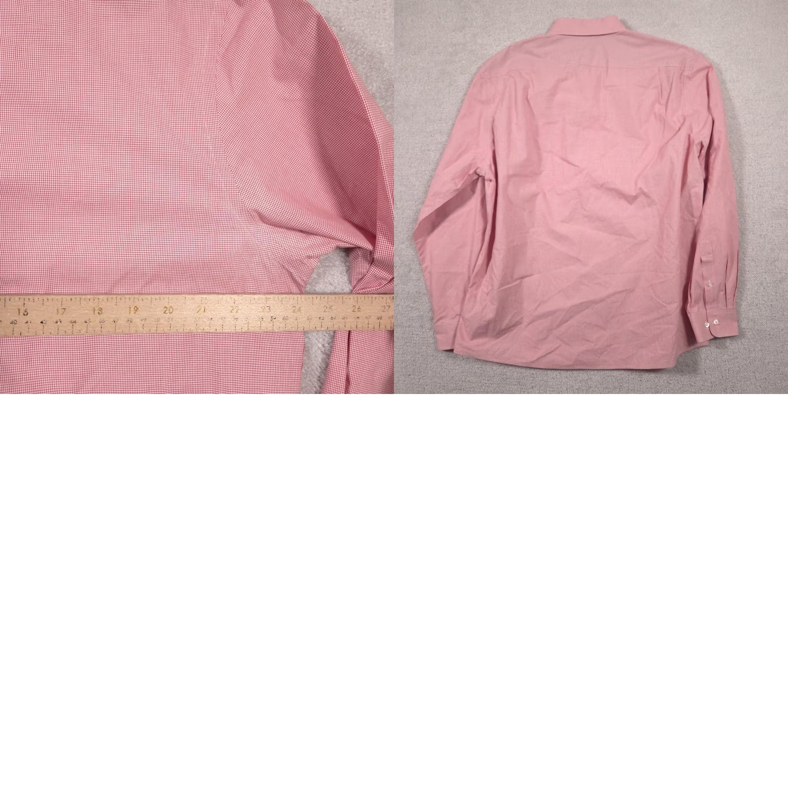 Tommy Hilfiger Tommy Hilfiger Dress Shirt Mens 17.5 34/35 Pink Slim Fit Non-Iron Long Sleeve Shirt Mens Pink Slim Fit Non-Iron Long Sleeve Dress Shirt Size 48R - 9 Thumbnail