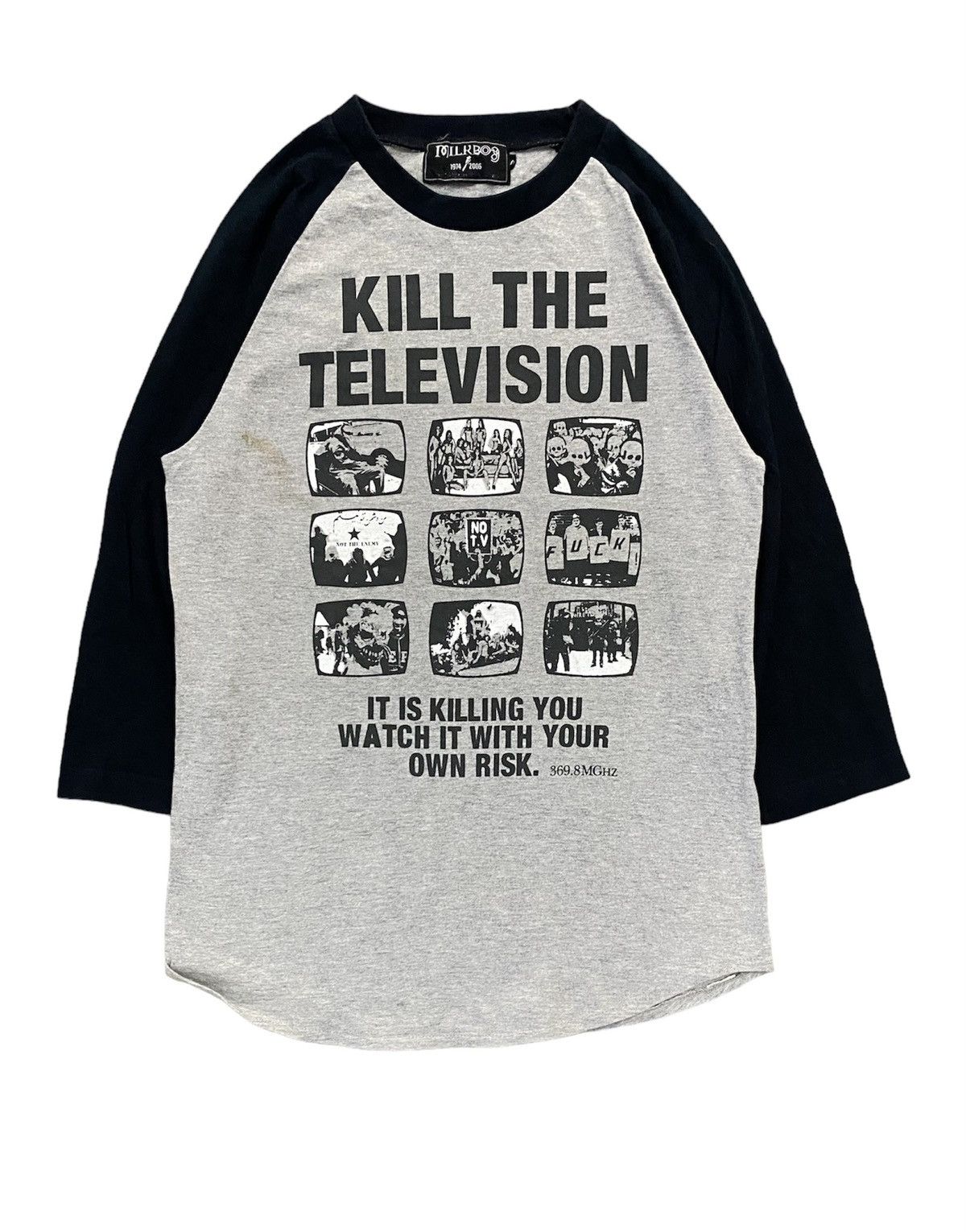 AW2006 MILKBOY kill the Televison Sex, chaos riot 3/4 sleeve