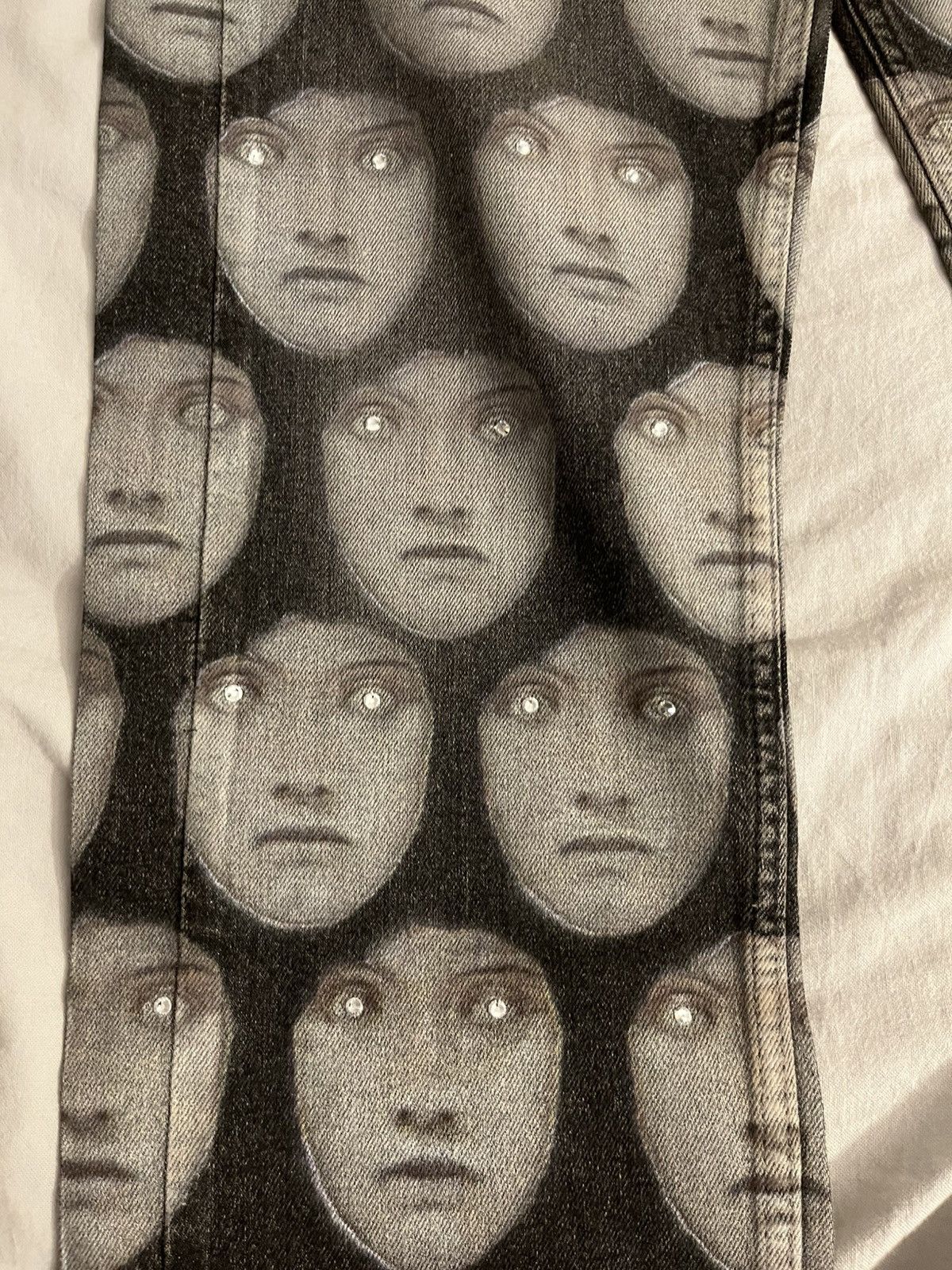Other Grey wicked violence face denim Size US 29 - 2 Thumbnail
