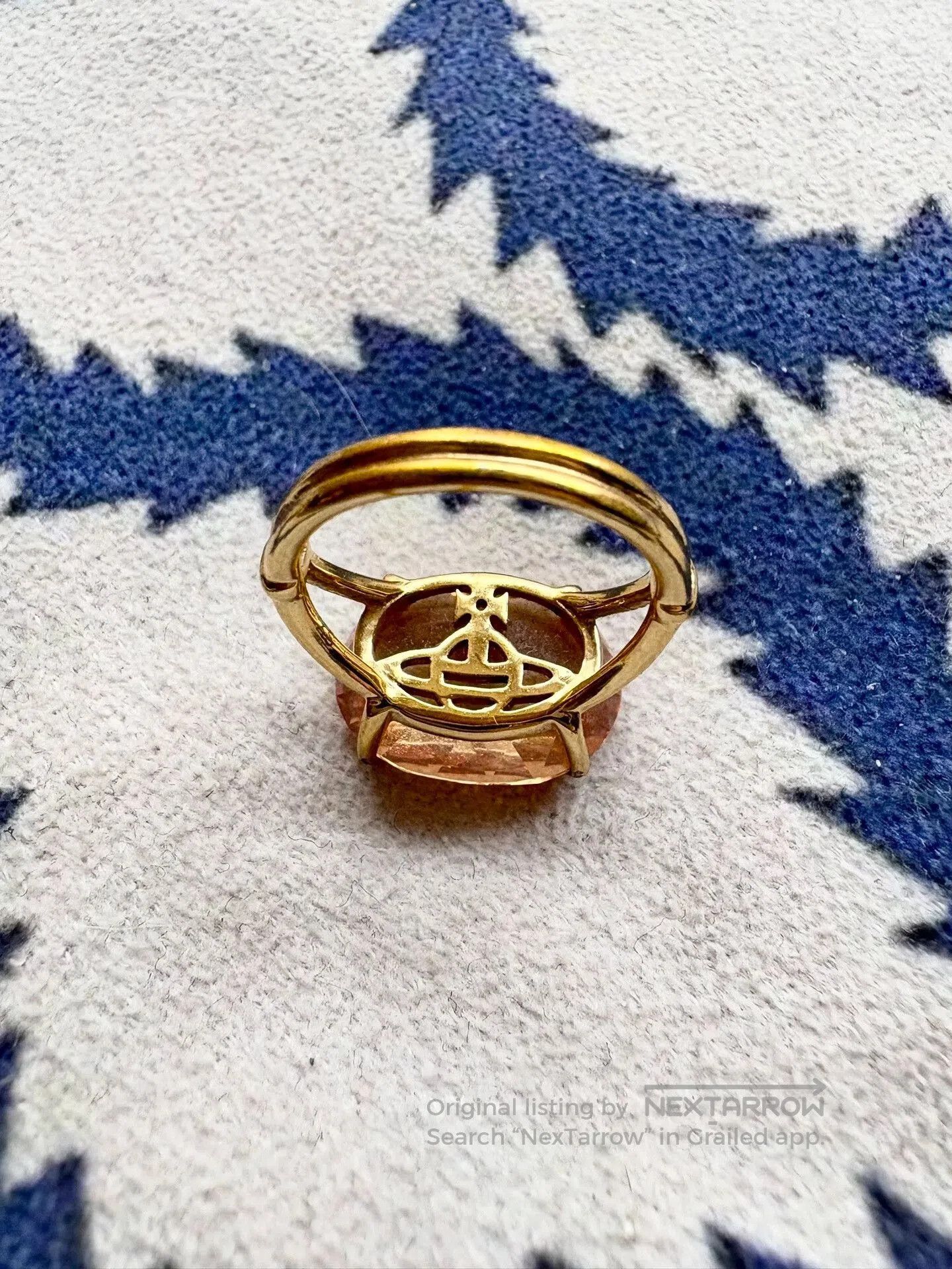 Vivienne Westwood Vivienne Westwood Vintage Yellow Saturn Ring. Size ONE SIZE - 2 Thumbnail