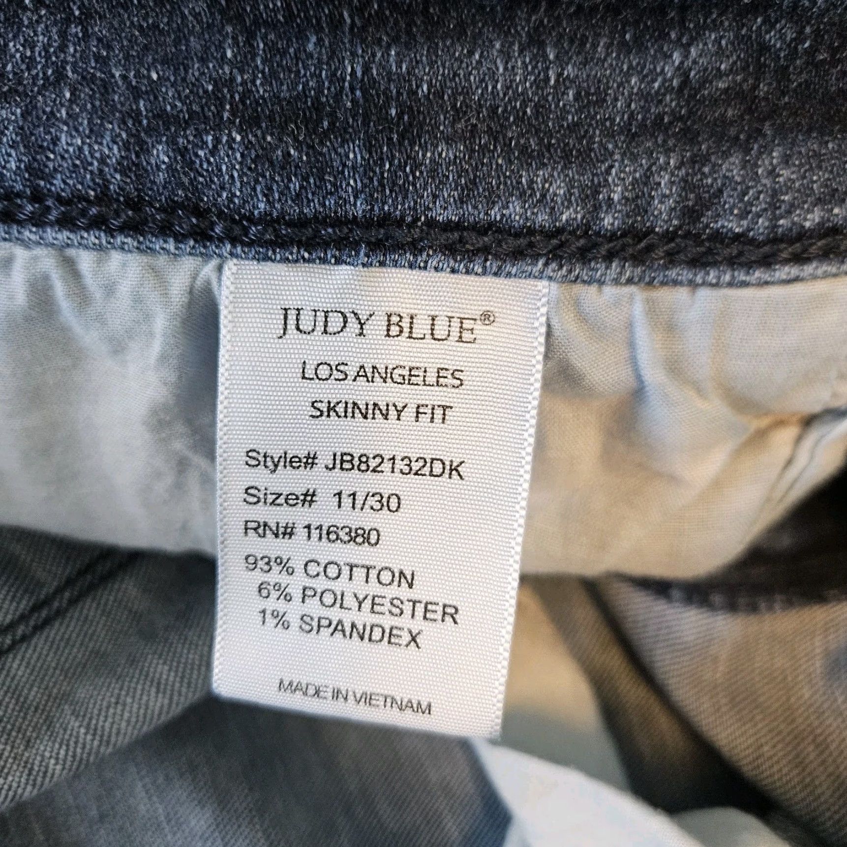 Vintage Judy Blue Womens Skinny Jeans Sz 11/30 Blue Dark Wash Mid Rise Denim Style Jeans Womens 30 Blue Skinny 90s? (No, keep accurate) Size 30" / US 8 / IT 44 - 6 Thumbnail