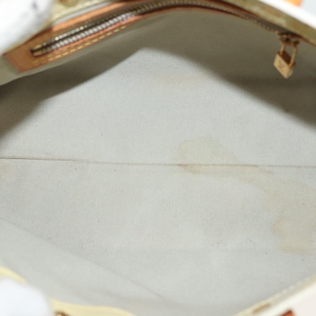 Louis Vuitton LOUIS VUITTON Monogram Vernis Reade PM Hand Bag Perle M91336 Size ONE SIZE - 11 Thumbnail