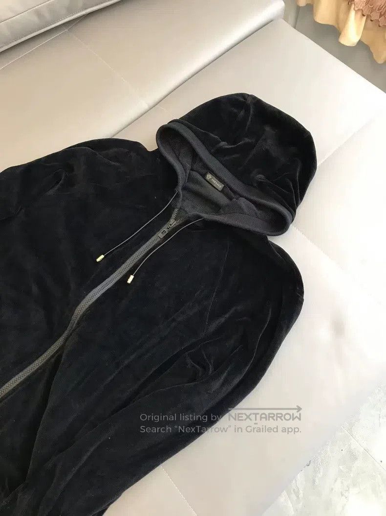Versace Versace Black velvet Medusa sweatshirt jacket Size US XXL / EU 58 / 5 - 4 Thumbnail