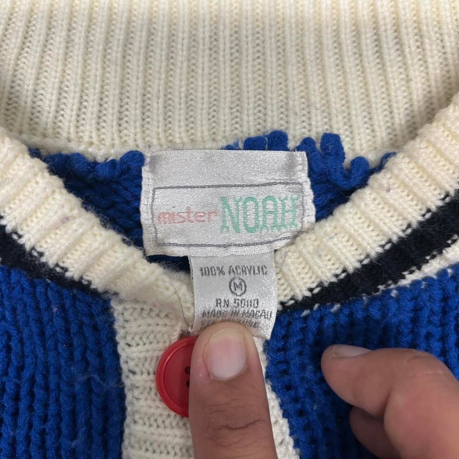 Other VTG 90s Mister Noah Champion cardigan knit sweater Size M / US 6-8 / IT 42-44 - 3 Thumbnail
