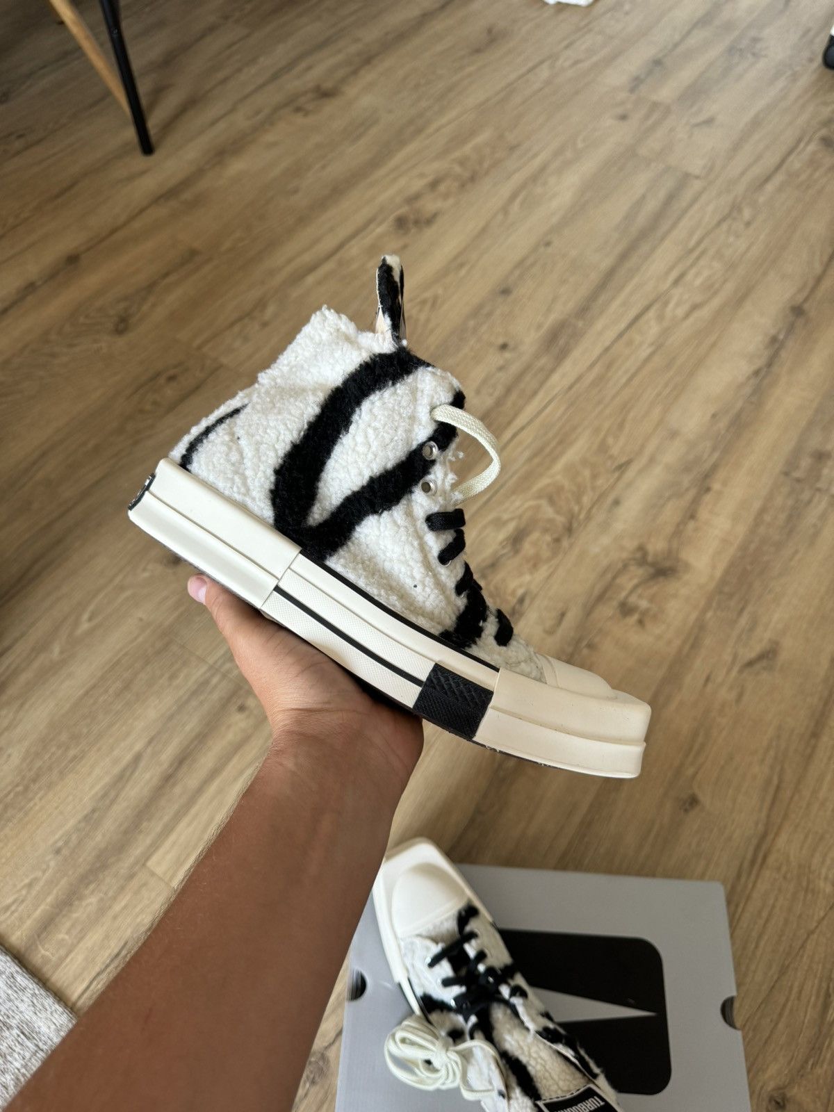 Rick Owens Drkshdw RICK OWENS X CONVERSE 41 Size US 7.5 / EU 40-41 - 6 Thumbnail