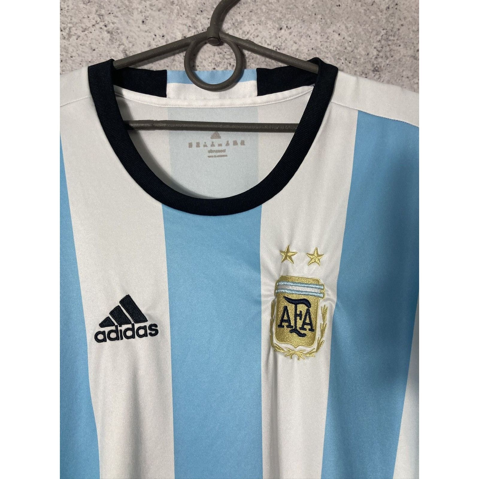 Adidas Adidas Argentina 2016 soccer home jersey Size US XL / EU 56 / 4 - 2 Thumbnail