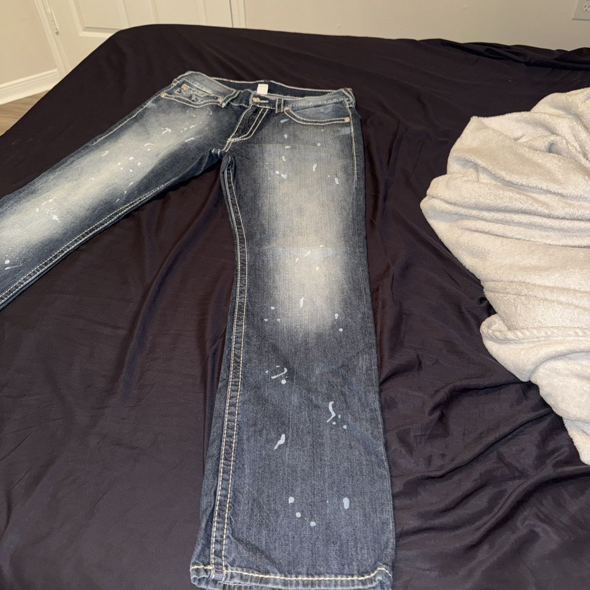 True Religion True Religion Straight Big T Stitch Flap Paint Splatter Size US 34 / EU 50 - 3 Thumbnail