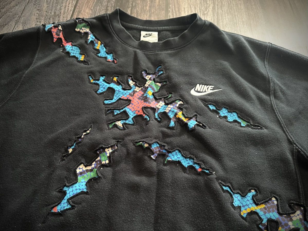 Nike Nike Custom Sweatshirt Vintage 90s Reworked Size US S / EU 44-46 / 1 - 3 Thumbnail