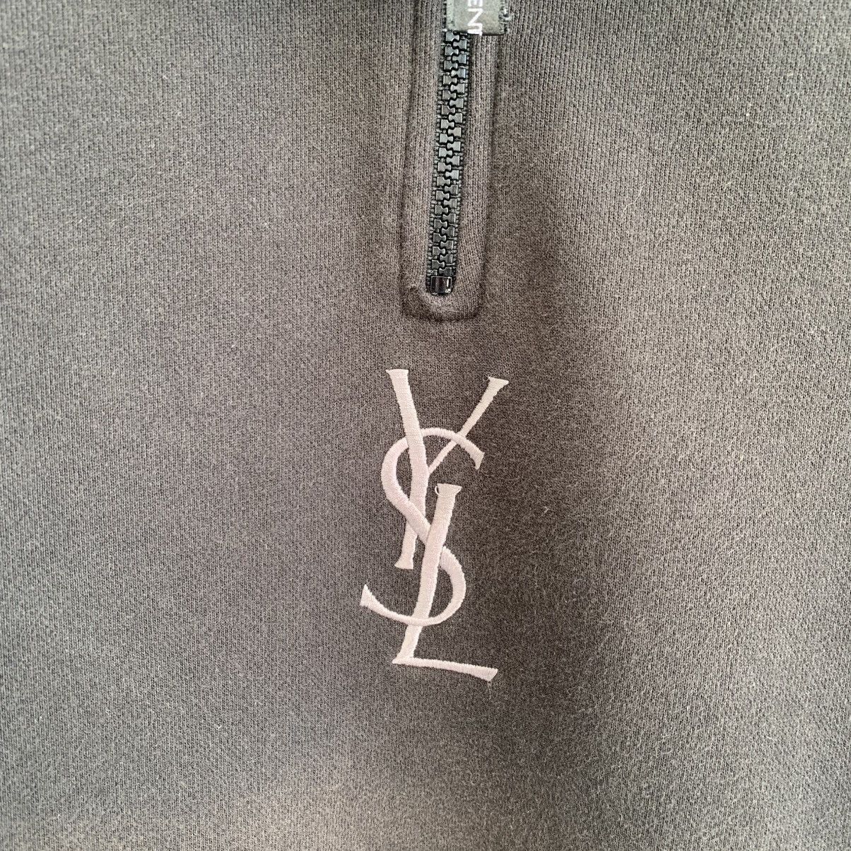 Yves Saint Laurent Vintage YSL Yves Saint Laurent Quarter Zip Zipper Sweatshirt Size US S / EU 44-46 / 1 - 6 Thumbnail