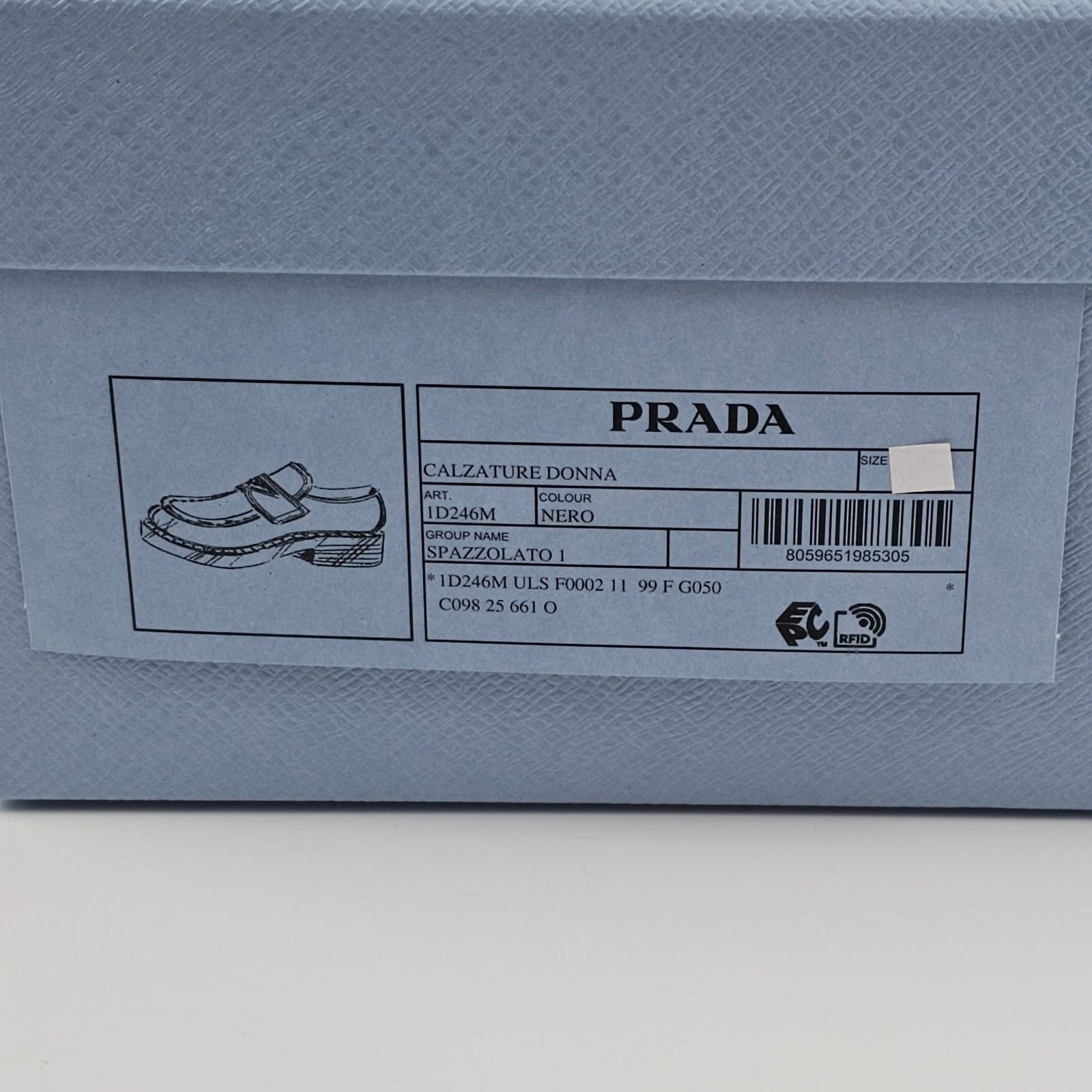 Prada PRADA Chocolate Black Leather Loafers New & Authentic Size US 11 / IT 41 - 2 Thumbnail