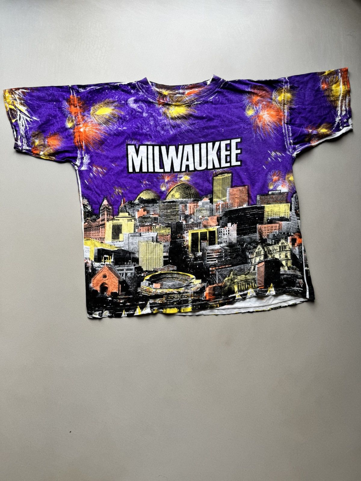Vintage AOP Milwaukee tee