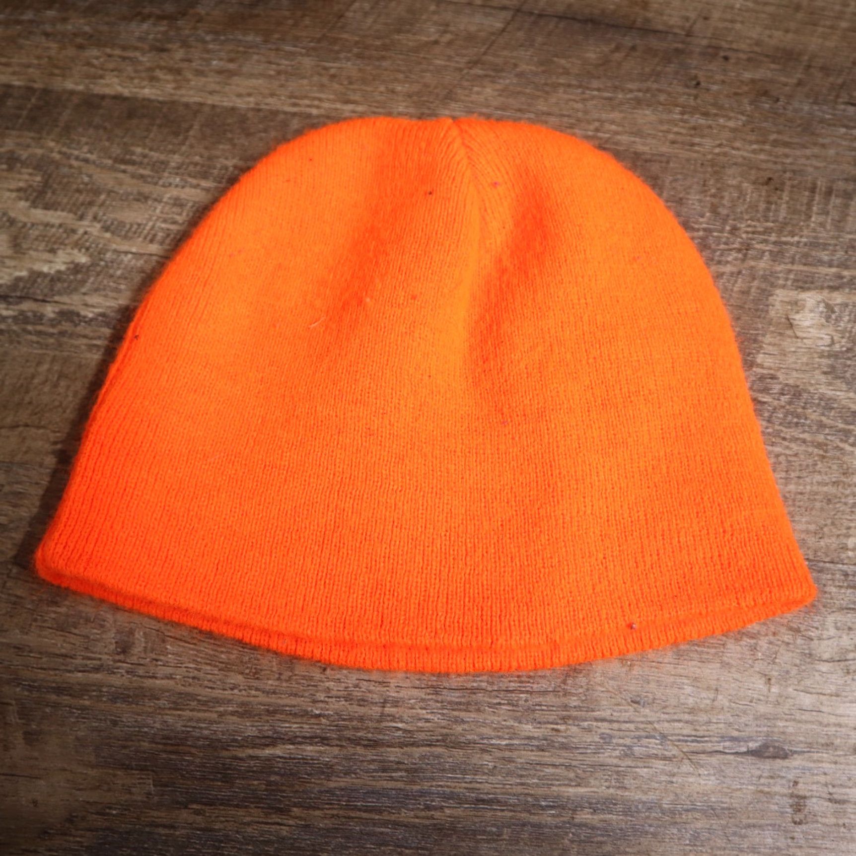 Realtree Vintage Team Realtree Unisex Hunting Beanie Acrylic Orange Knitted Hat 2010s Size ONE SIZE - 2 Thumbnail