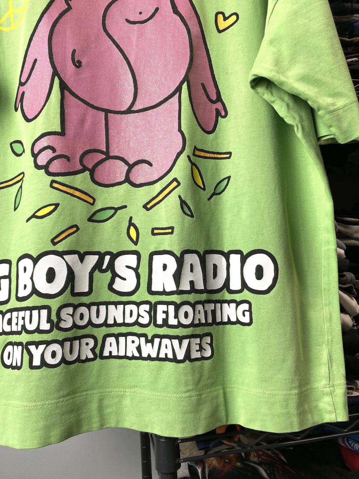 Band Tees 420 Big Boys Radio Psychedelic LSD Art T Shirt Opium Drugs Size US L / EU 52-54 / 3 - 11 Thumbnail