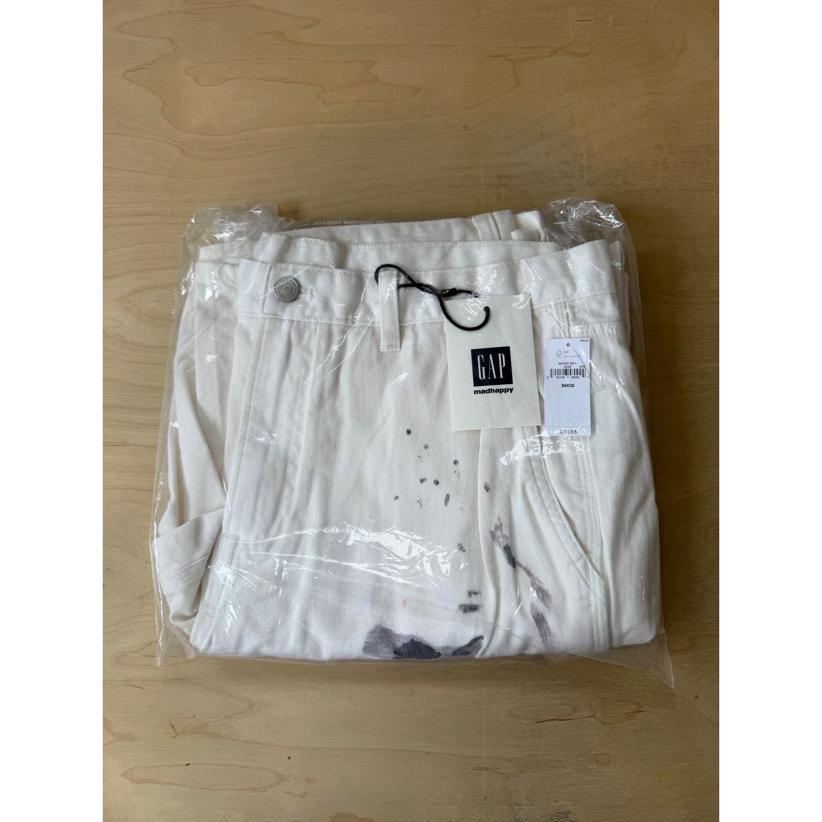 Gap Gap x Madhappy Carpenter Pants White Paint Splatter W34 L32 Size US 34 / EU 50 - 8 Thumbnail