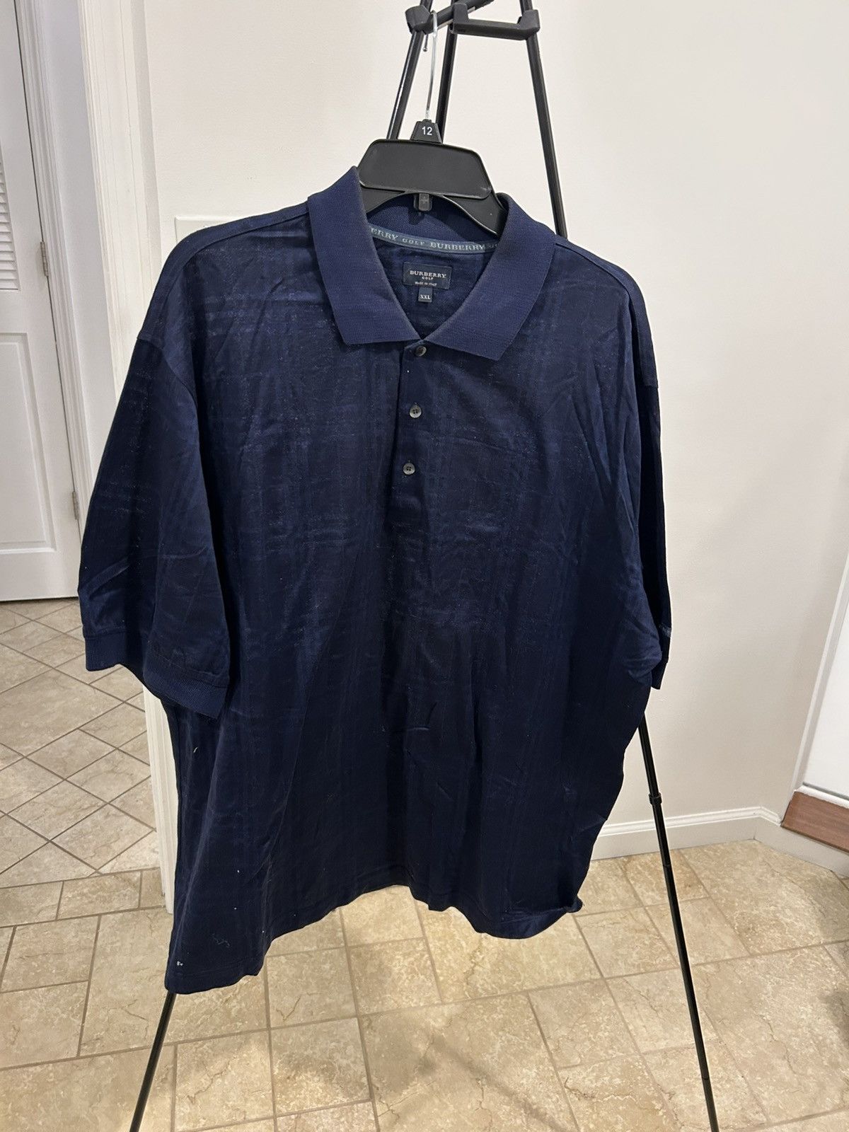 Burberry Mens golf shirt Size US XXL / EU 58 / 5 - 4 Thumbnail
