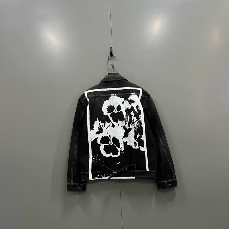 Loewe LOEWE Tattooed denim jacket in the background Size M / US 6-8 / IT 42-44 - 1 Thumbnail