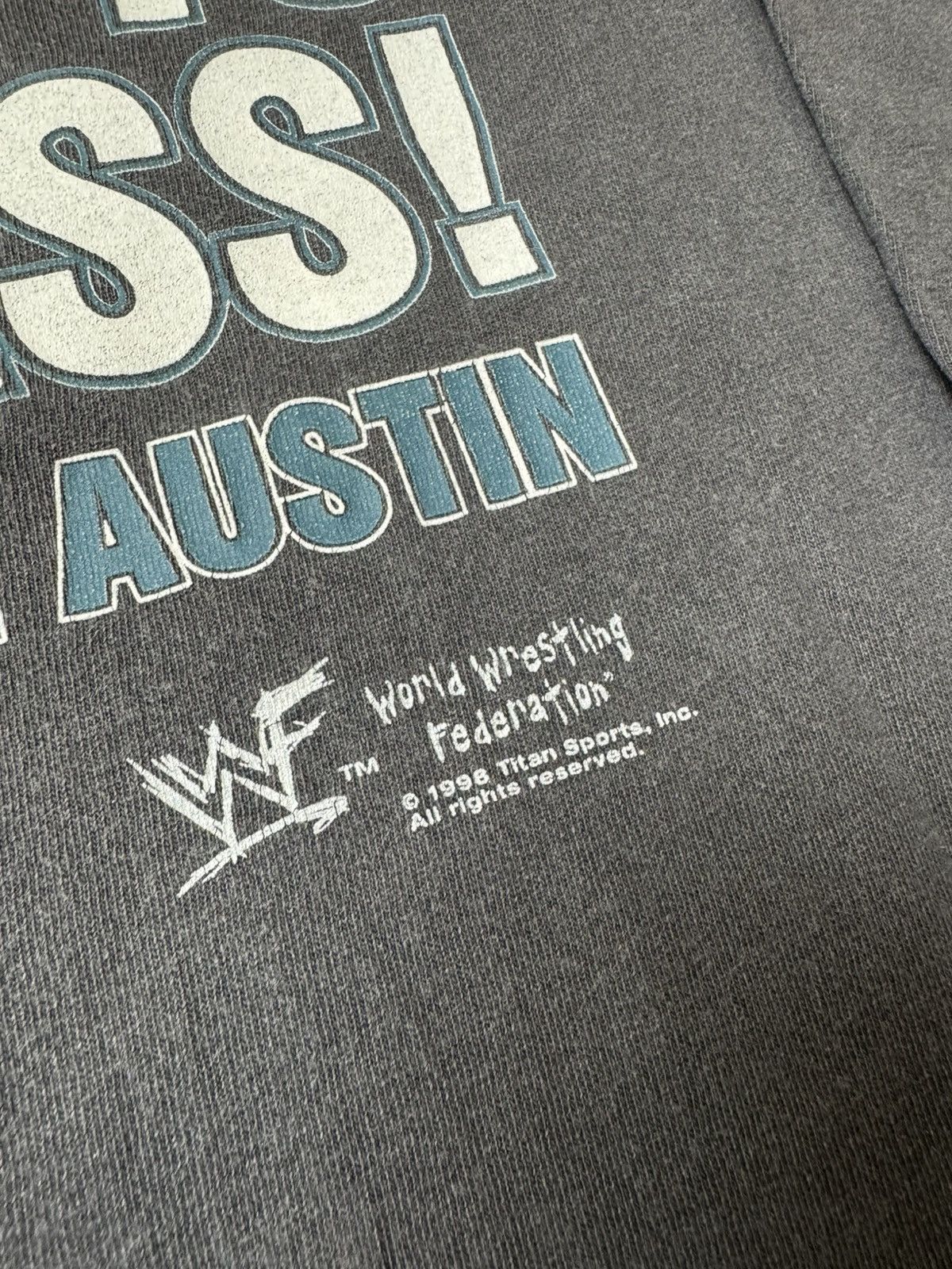 WWF Vintage Stone Cold Wwf 1998 Professional Ass-Kicker Size US L / EU 52-54 / 3 - 7 Thumbnail