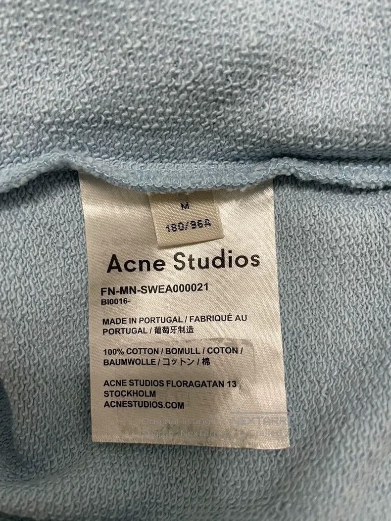 Acne Studios Acne Studios Light Blue Little Fox Sweatshirt Size M / US 6-8 / IT 42-44 - 4 Thumbnail