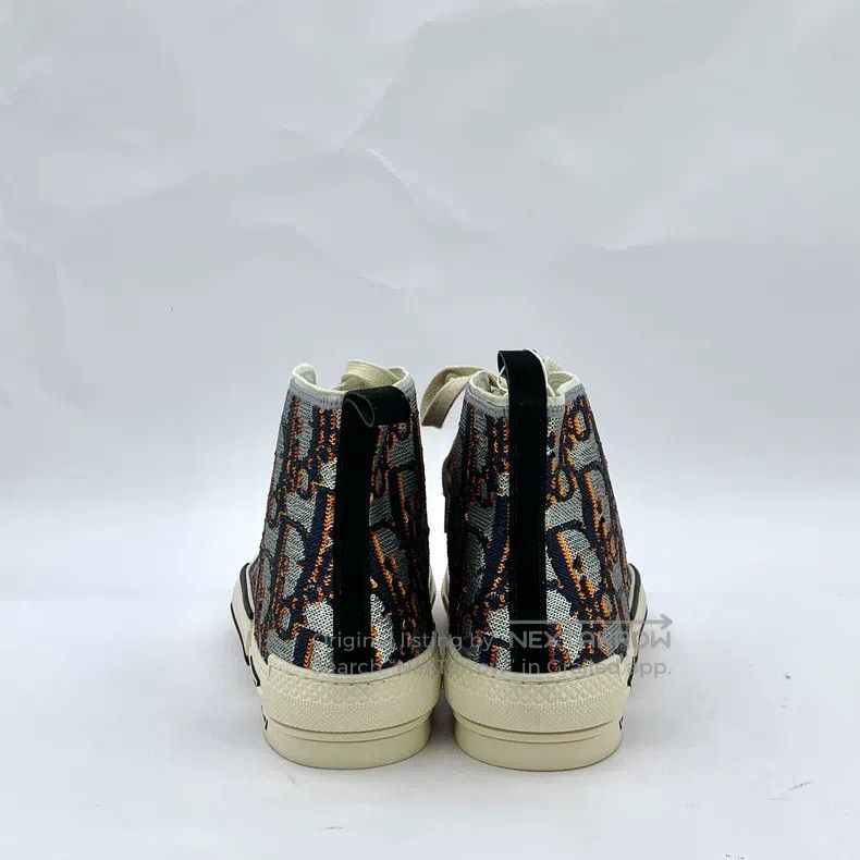 Dior Dior Colour-blocking logo jacquard lace-up casual flat hig Size US 11 / EU 44 - 3 Thumbnail
