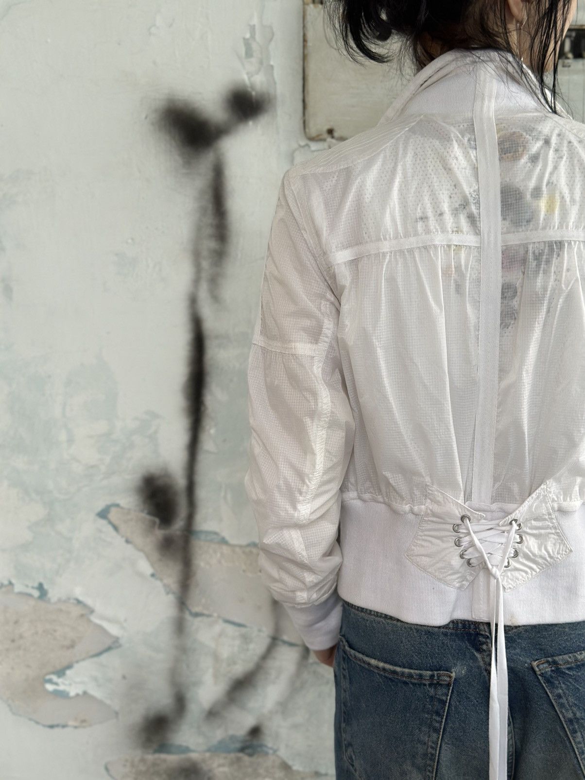 If Six Was Nine VTG Women’s River Island Windbreaker Jacket Size 38 Grunge Size M / US 6-8 / IT 42-44 - 13 Thumbnail