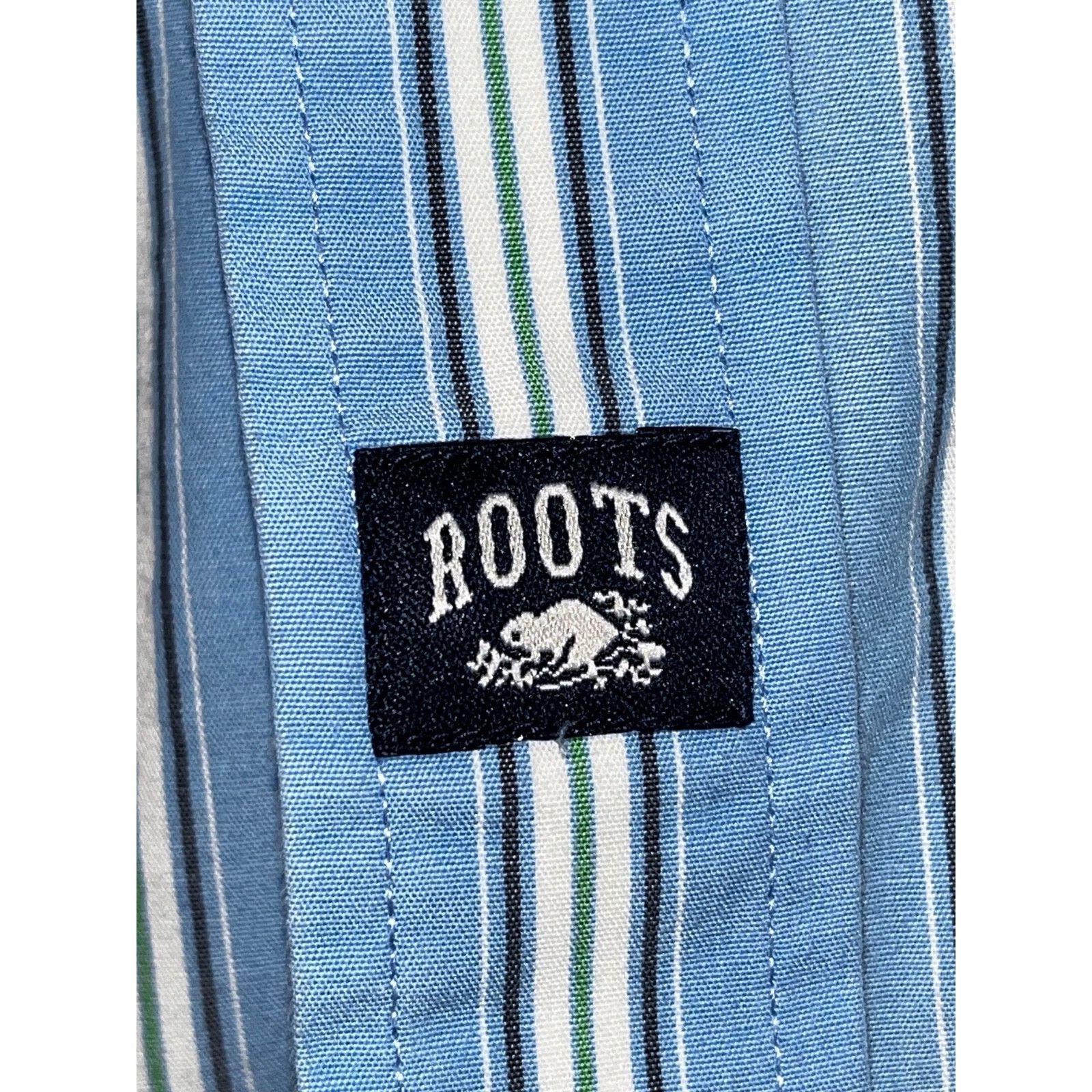 Roots Roots Multi Colored Striped Button Up Shirt Mens Sz. XL Size US XL / EU 56 / 4 - 4 Thumbnail