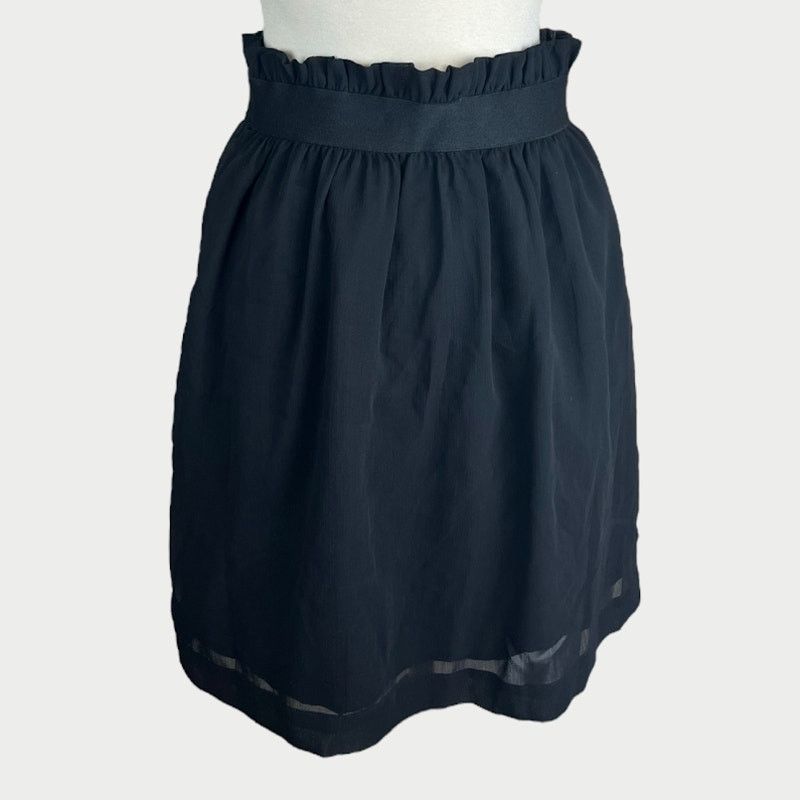 H&M H&M Sheer Chiffon Overlay Skirt | Size 6 | NWT Size 28" / US 6 / IT 42 - 4 Thumbnail