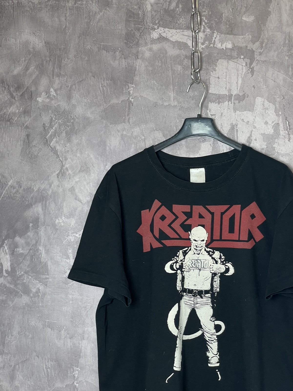Band Tees Kreator Tee T Shirt 1990s Vintage Black Size US L / EU 52-54 / 3 - 4 Thumbnail
