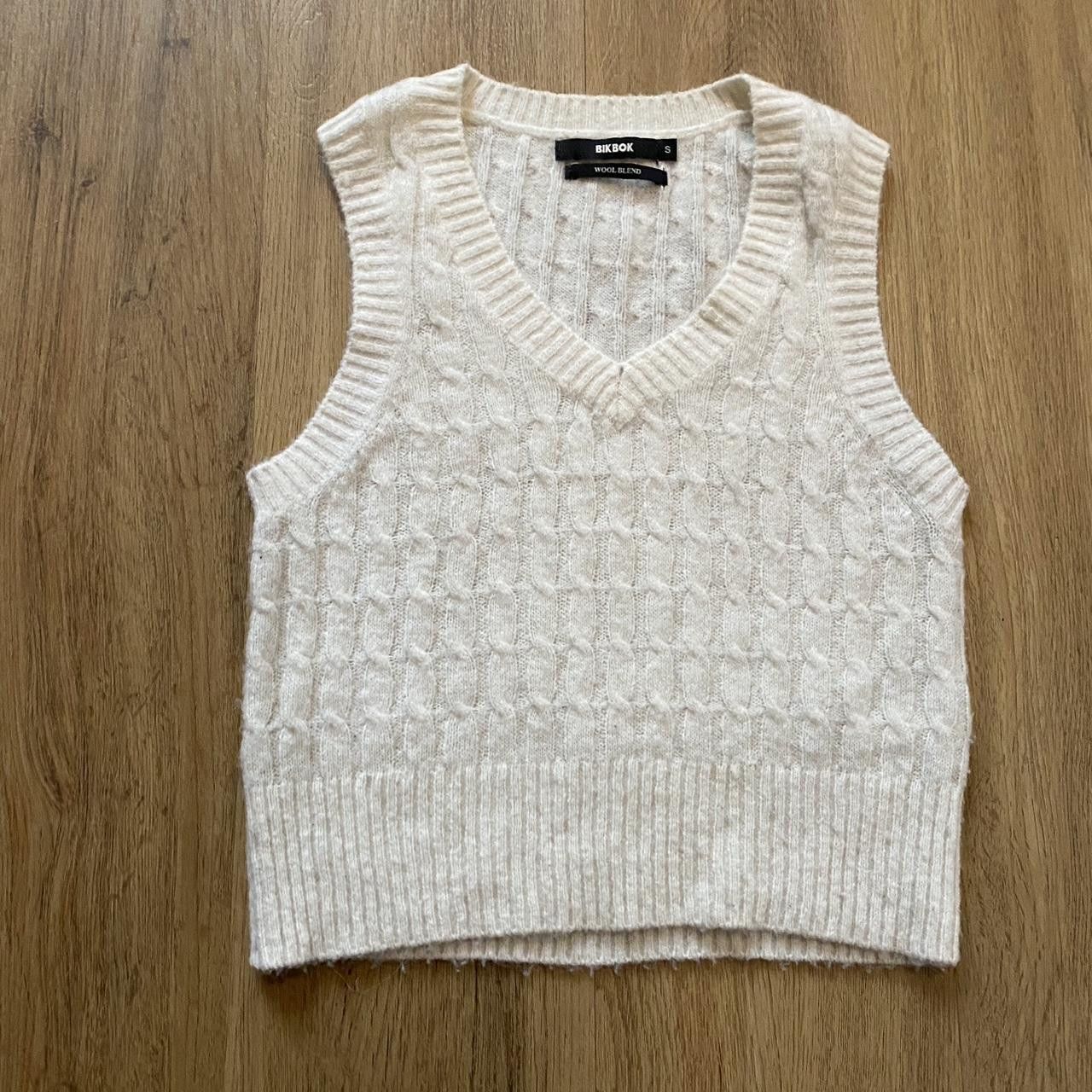 Other Cream knitted vest top #knitwear Wool Size US S / EU 44-46 / 1 - 1 Thumbnail