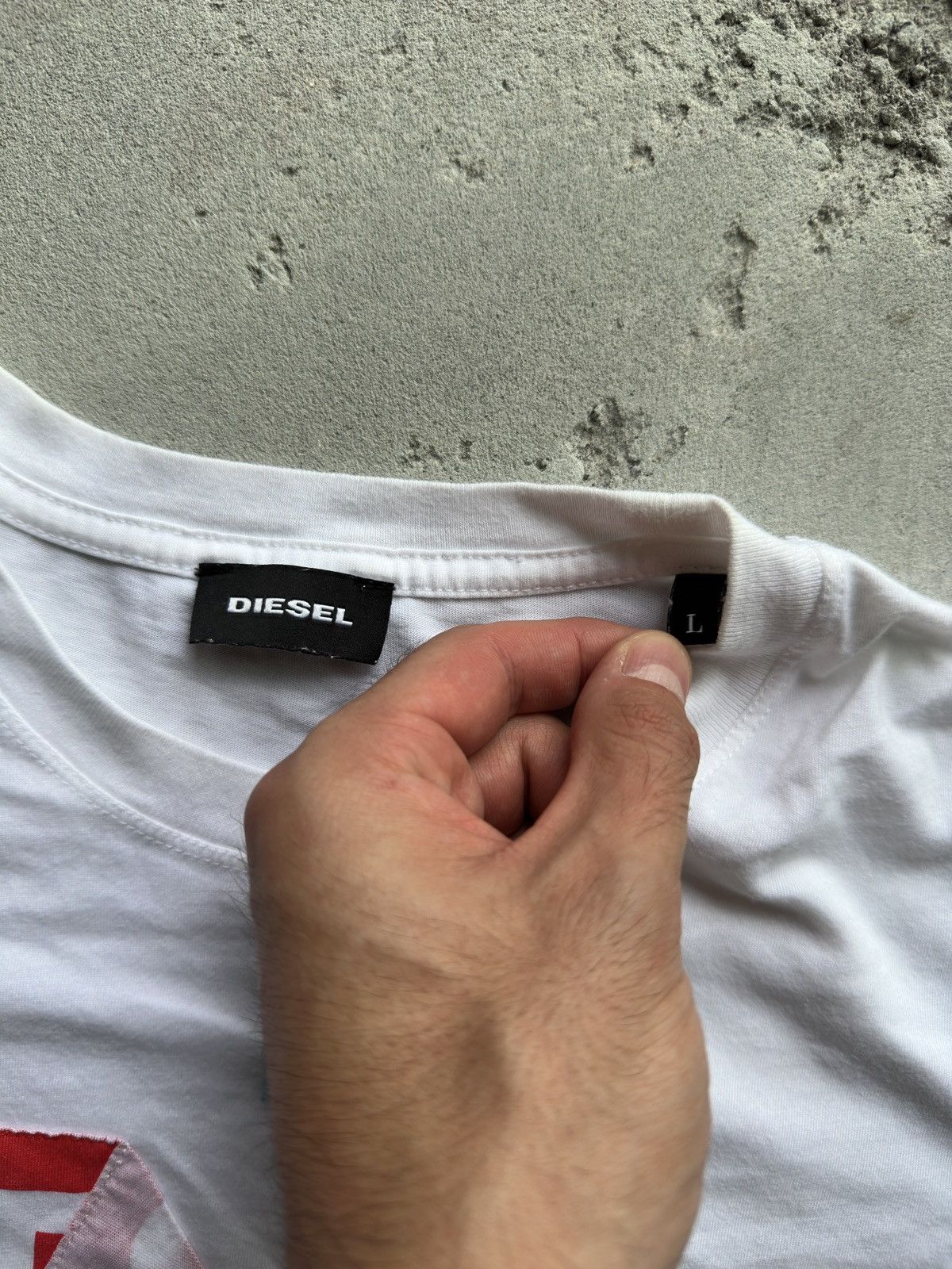 Diesel × Vintage Vintage Diesel T-Shirt Big Logo Japan Style Y2k Size US L / EU 52-54 / 3 - 4 Thumbnail