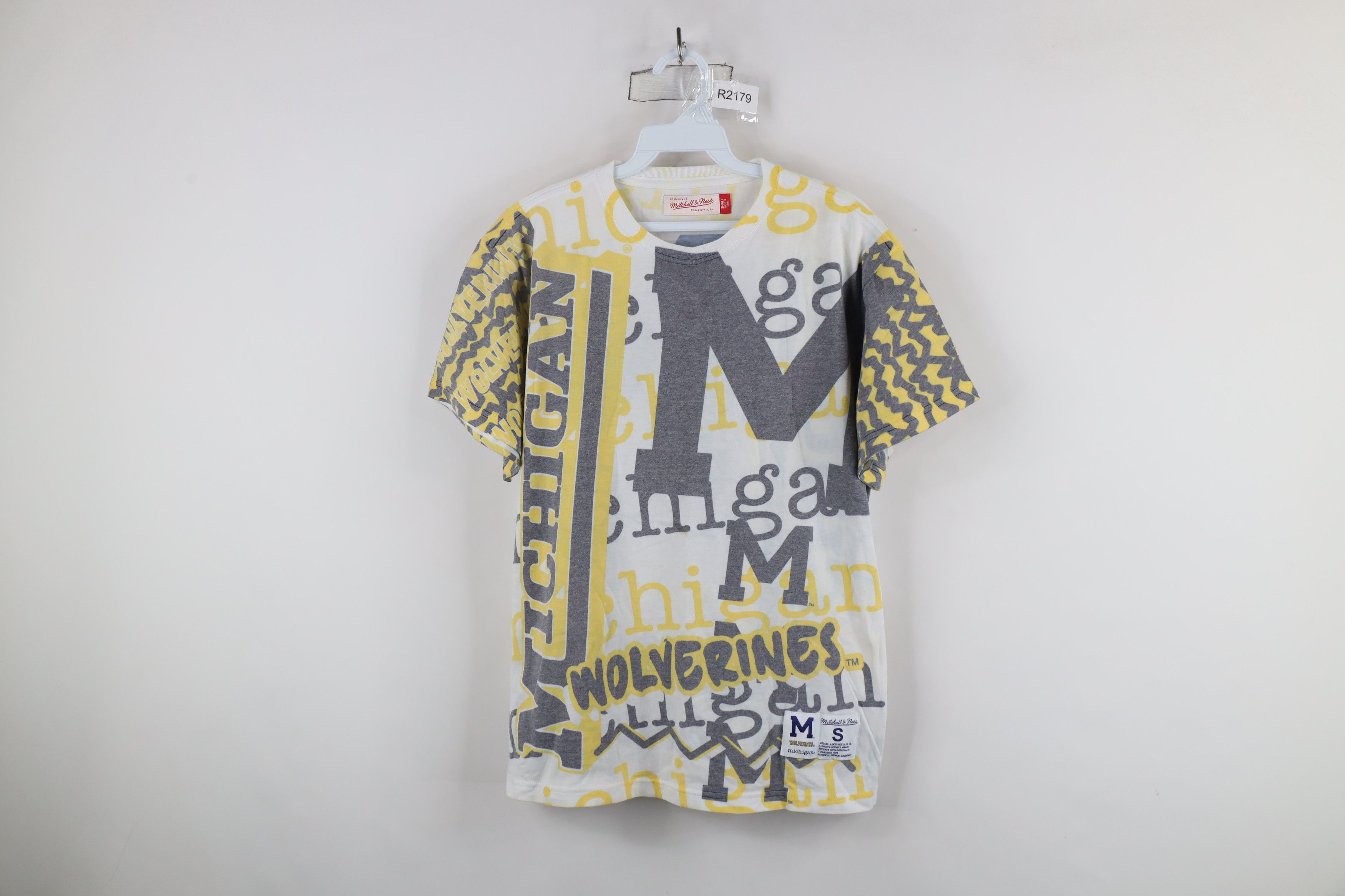Mitchell & Ness × Vintage Vintage Mitchell & Ness Print University of Michigan T-Shirt Size US S / EU 44-46 / 1 - 1 Thumbnail