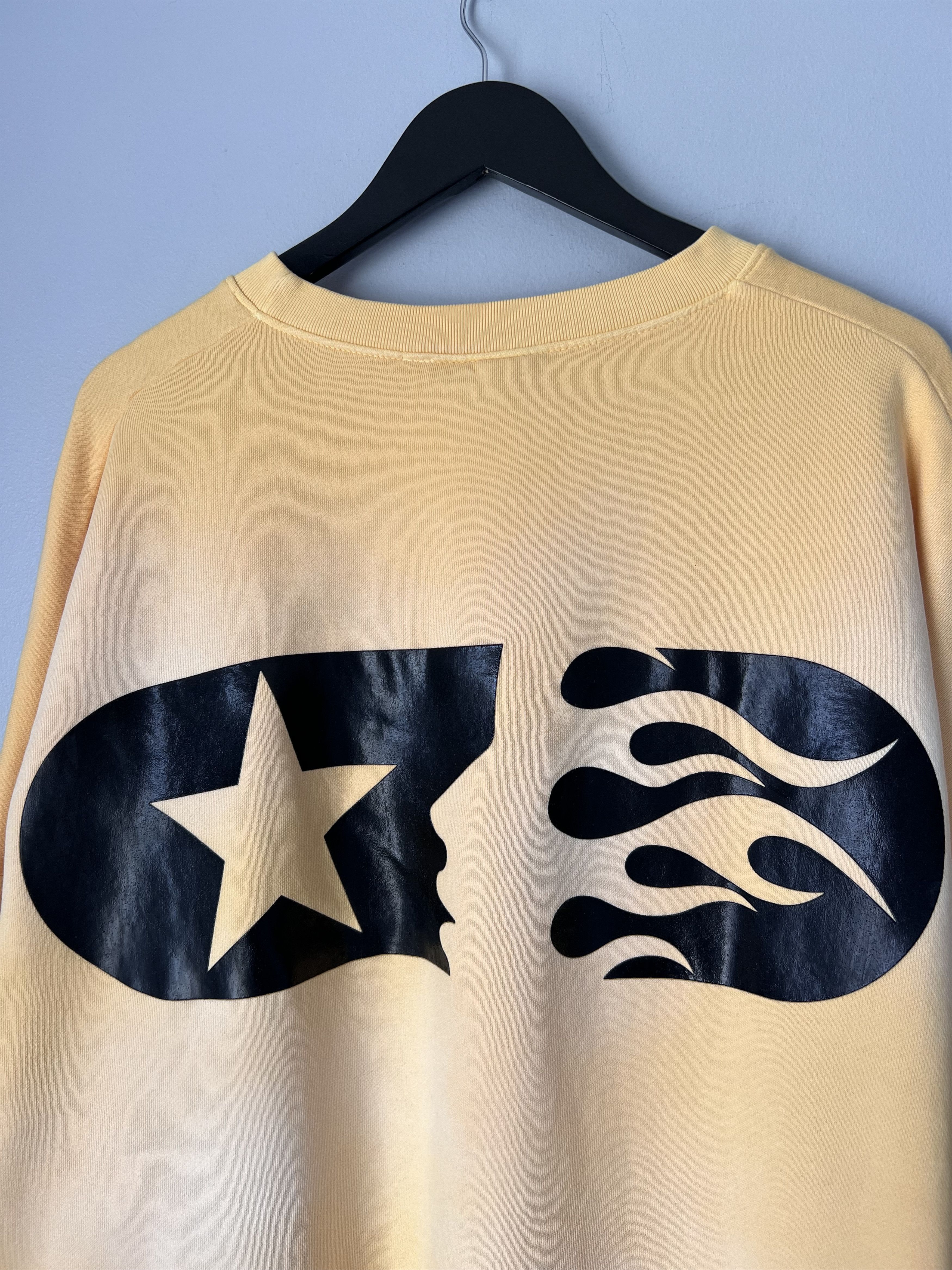 HELLSTAR Hellstar Sports Crewneck Sweatshirt in Yellow | Grailed