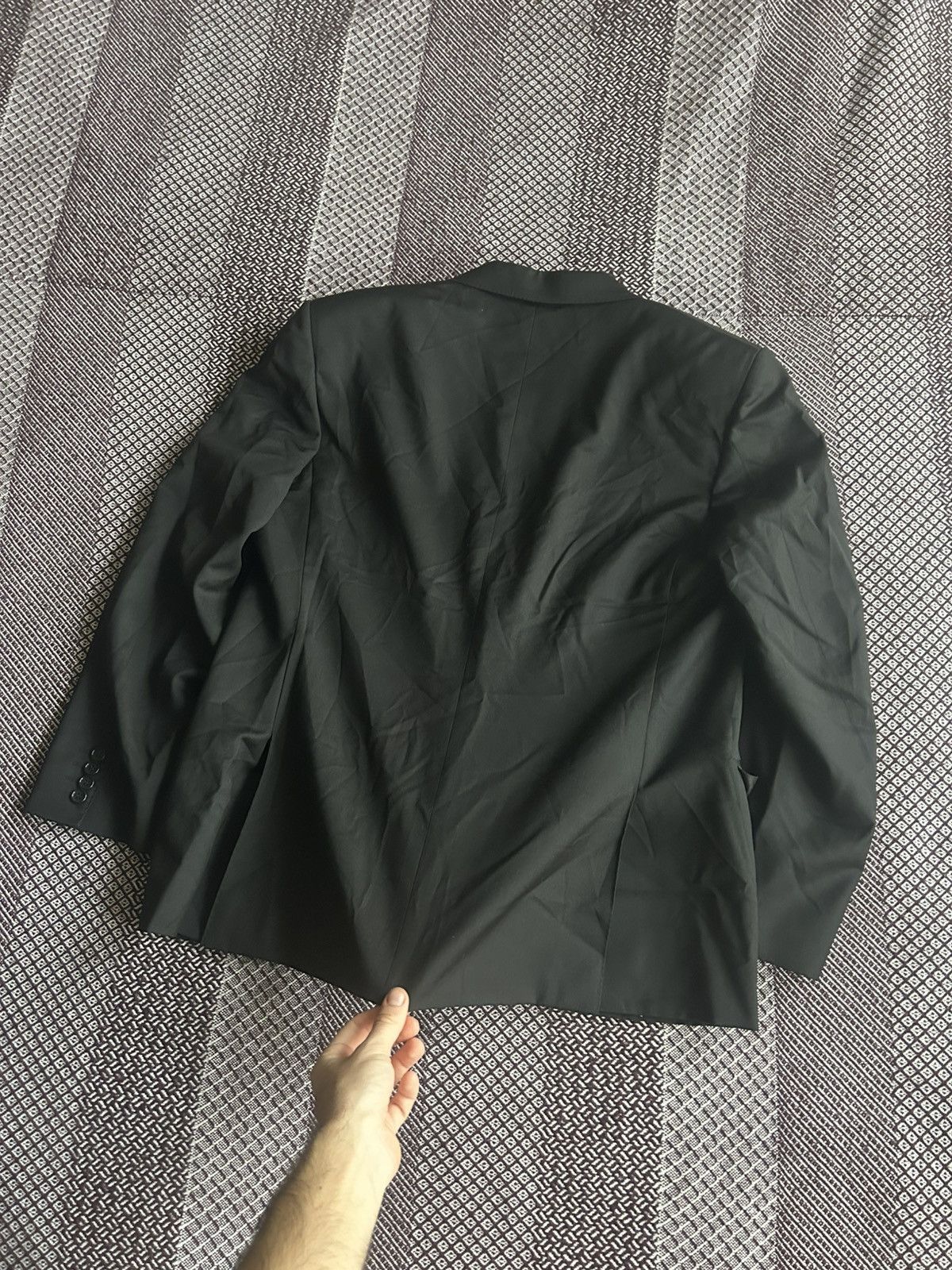 Canali Canali Formal Black Suit Blazer Solid Style Size 44R Rare Size 44R - 13 Thumbnail