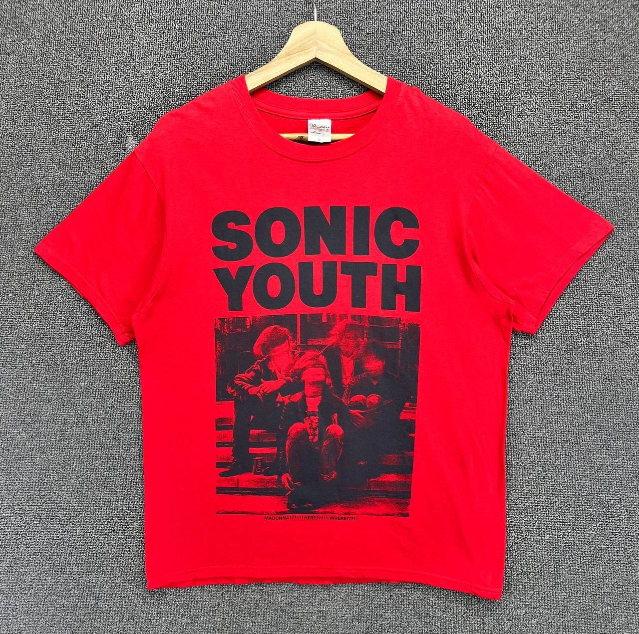 Band Tees Vintage Y2K Sonic Youth Punk Rock Band Tees T Shirts Size US L / EU 52-54 / 3 - 1 Thumbnail