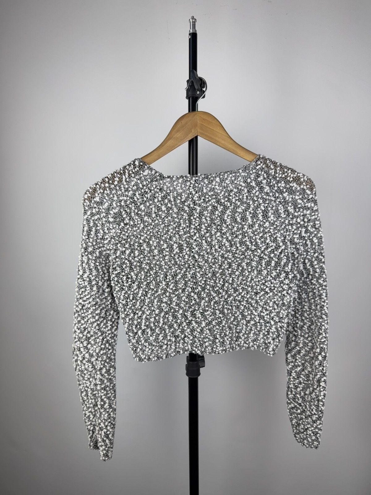 Japanese Brand Avant Garde Japanese Style Cropped Knit Top Long Sleeve Y2K Size M / US 6-8 / IT 42-44 - 4 Thumbnail