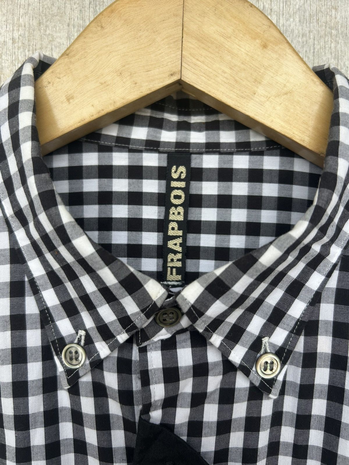 Issey Miyake Frapbois Gingham Check Shirt Size XS / US 0-2 / IT 36-38 - 4 Thumbnail