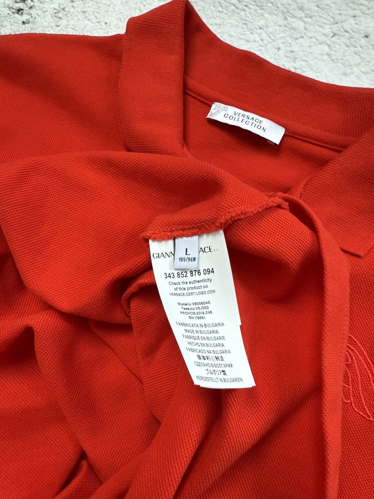 Versace × Vintage Versace Polo Size US L / EU 52-54 / 3 - 4 Thumbnail