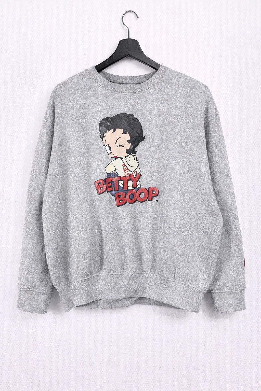 Vintage Betty Boop Graphic Crewneck Sweatshirt | Grey Cartoon Print Size US S / EU 44-46 / 1 - 1 Thumbnail