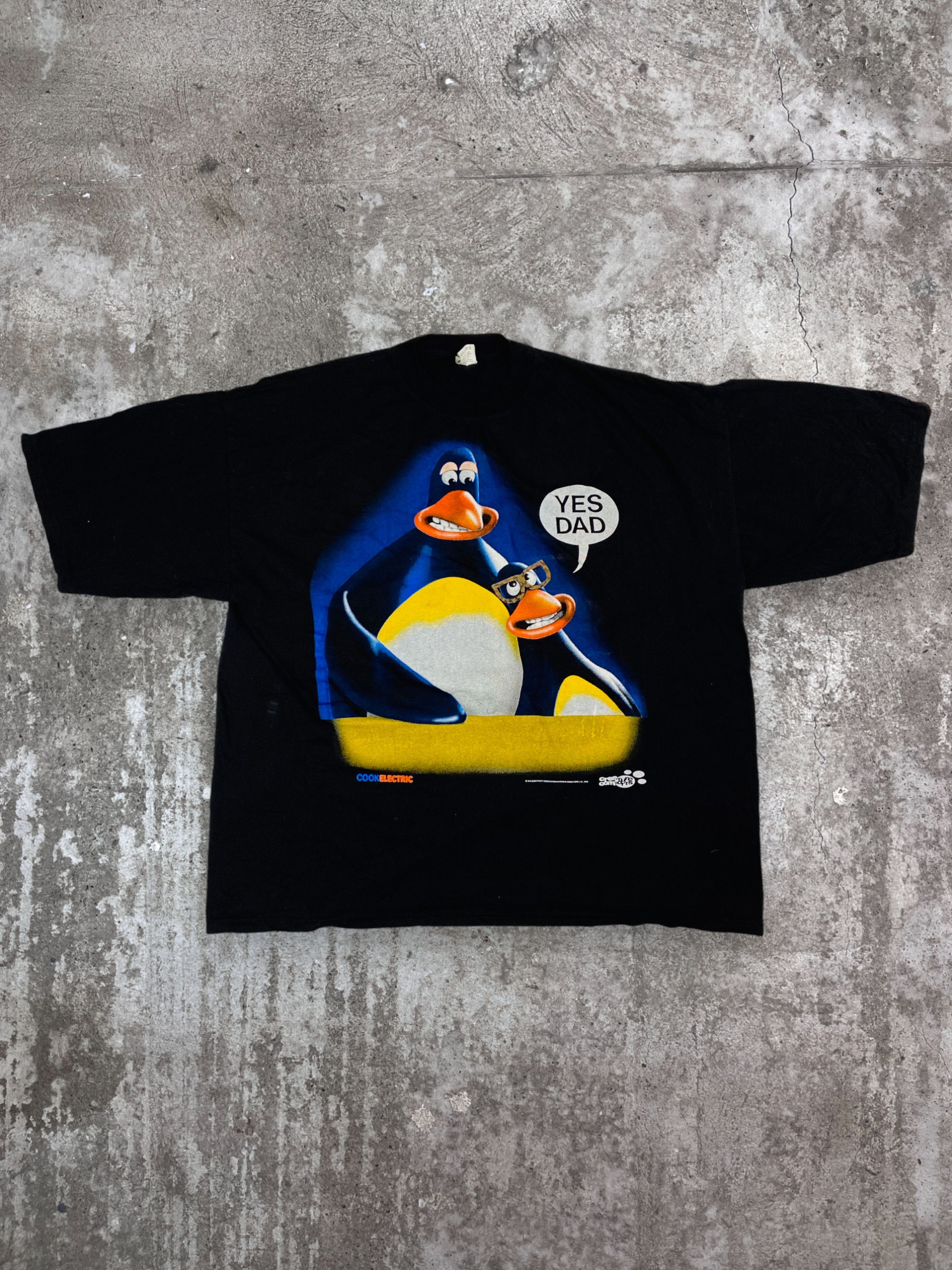 Vintage 1993 “YES DADDY” CREATURE COMFORTS AARDMAN RARE TEE - № 539 Size US XL / EU 56 / 4 - 1 Thumbnail