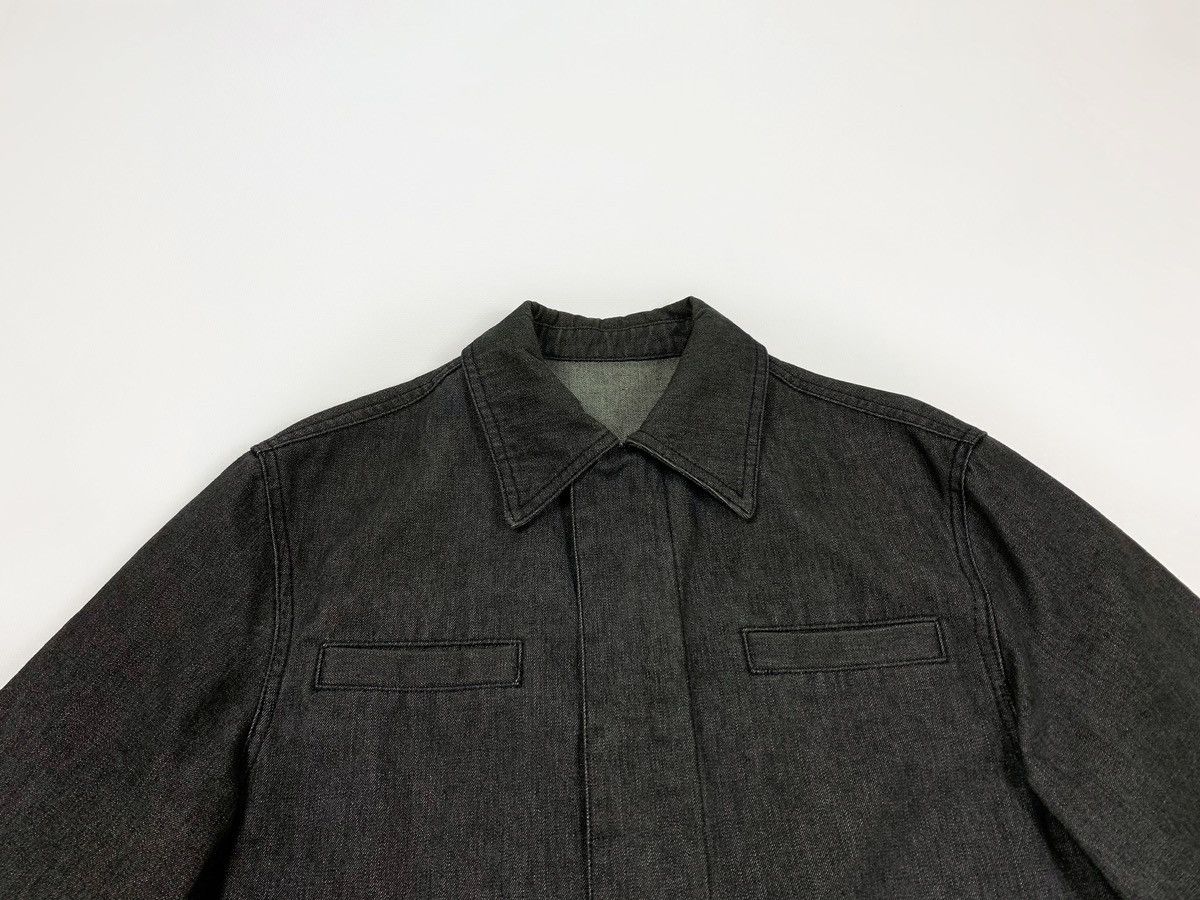 Designer × Moschino × Vintage Moschino Jeans Denim Jacket Zip Lampo Size L Silver Size L / US 10 / IT 46 - 2 Thumbnail