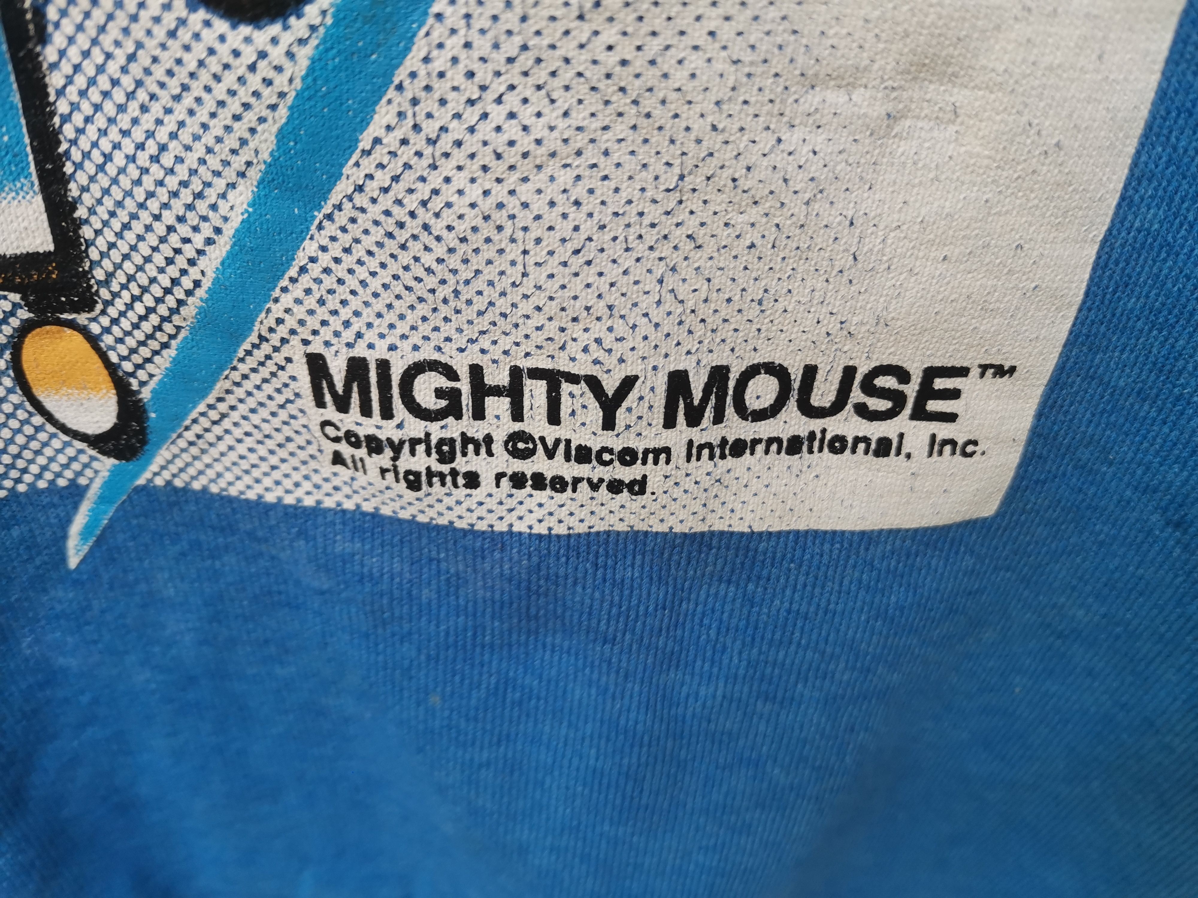 Cartoon Network × Vintage Rare vintage 80s Mighty Mouse sweatshirt Size US L / EU 52-54 / 3 - 10 Thumbnail