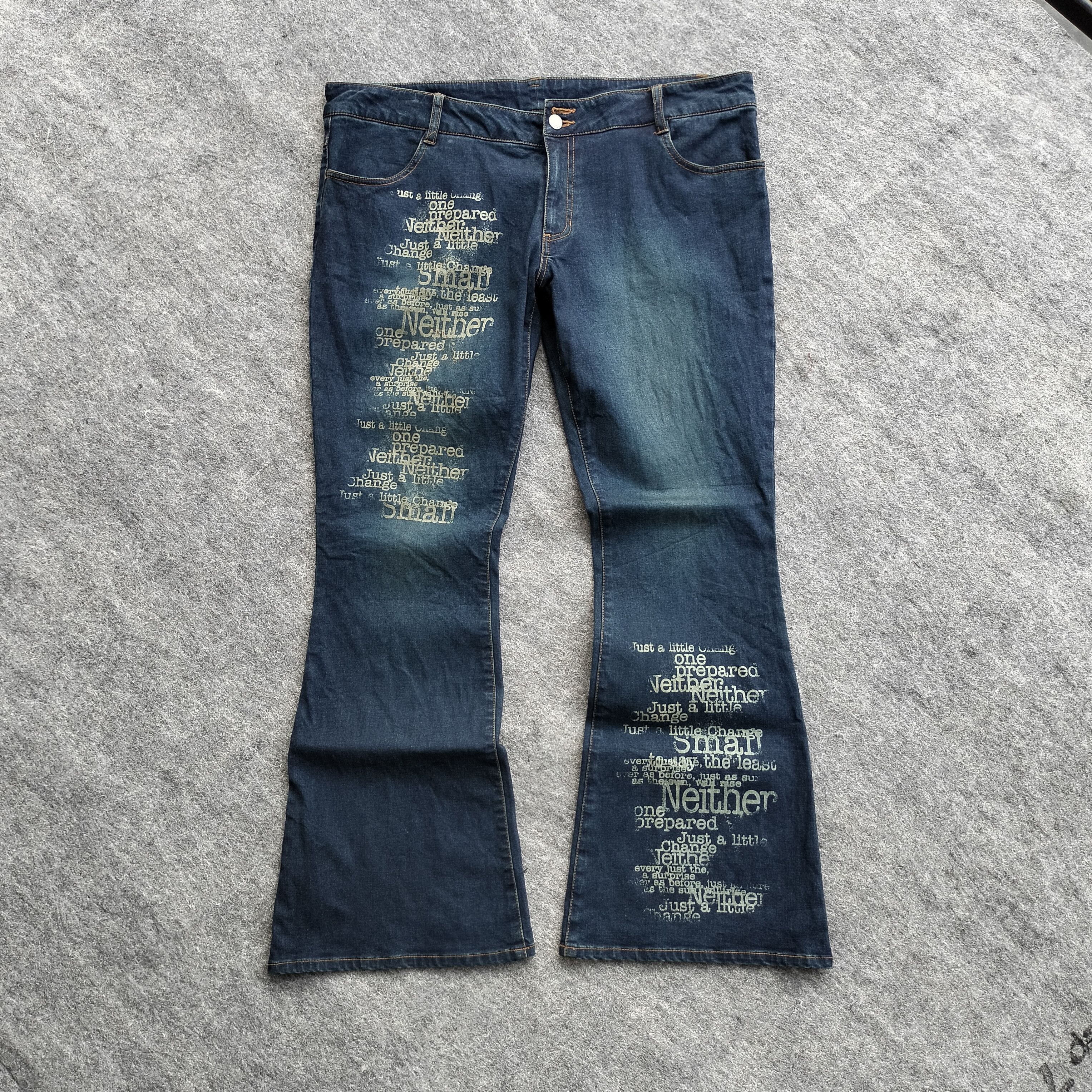 Tornado Mart Y2k vkei oem flare jeans Size US 38 / EU 54 - 1 Thumbnail