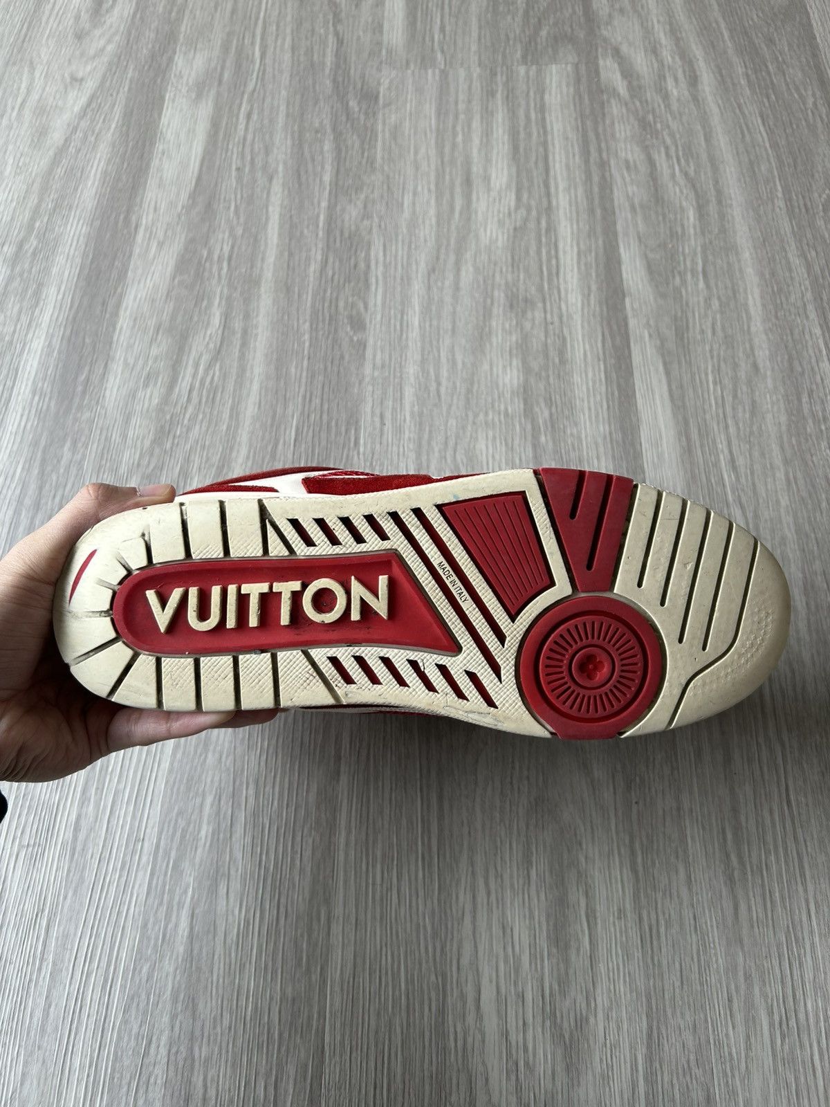 Louis Vuitton Louis Vuitton LV Skate Sneaker Red White Size 9.5 Size US 9.5 / EU 42-43 - 11 Thumbnail