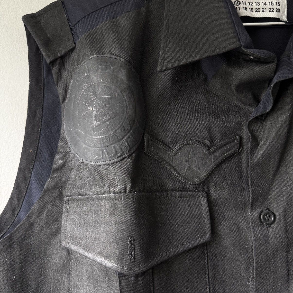 Maison Margiela SS2003 Martin Margiela Artisanal Black Painted Officer Vest Size US L / EU 52-54 / 3 - 5 Thumbnail