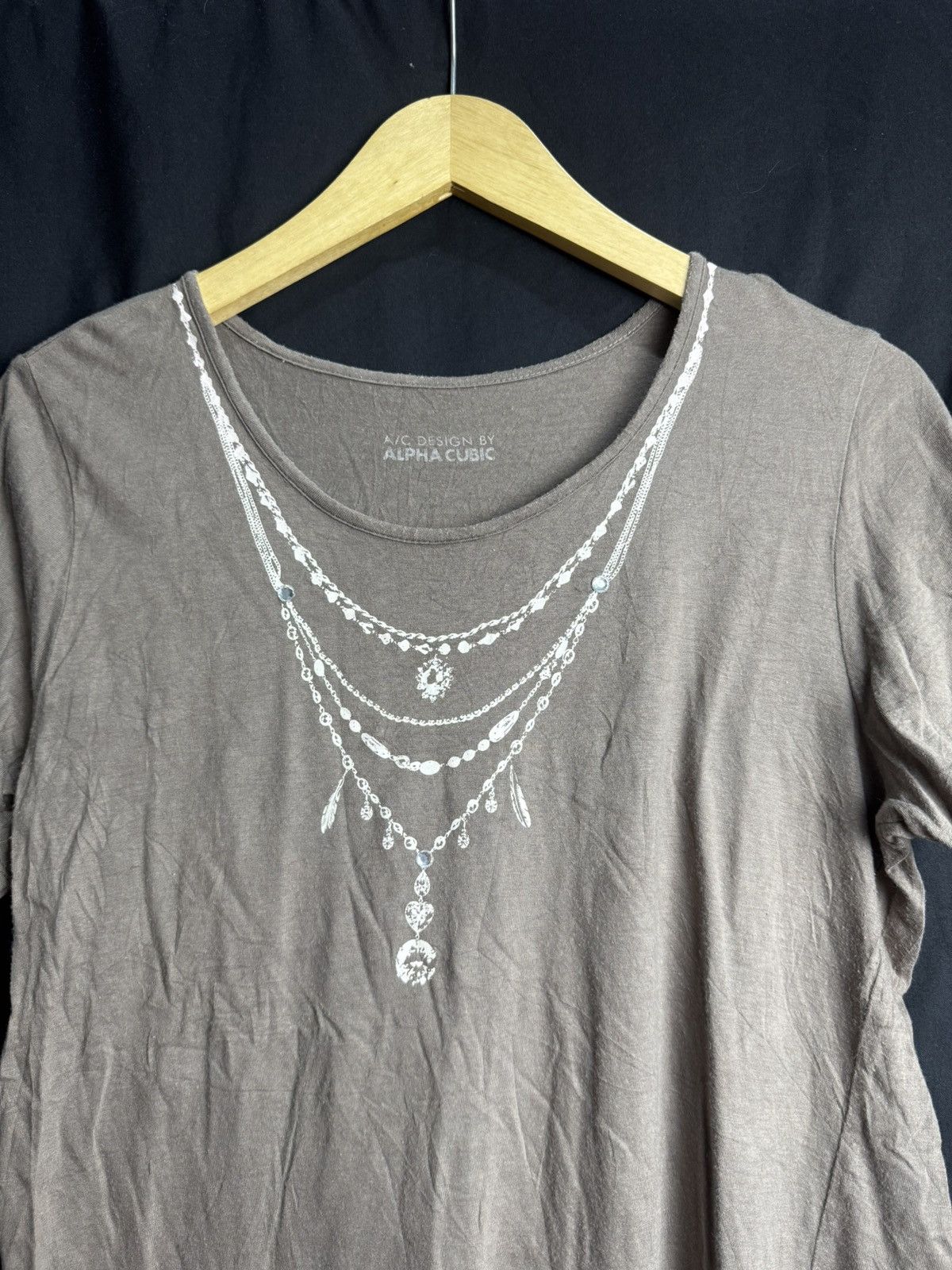 14th Addiction Japanese alpha cubic tshirts necklace styled 14th Size US M / EU 48-50 / 2 - 2 Thumbnail