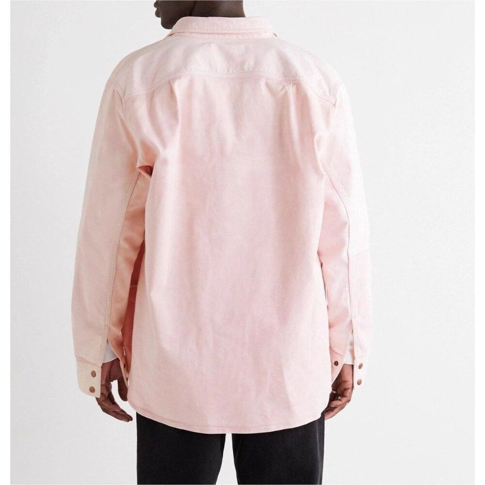 Acne Studios Acne Studios Panelled Denim Overshirt XS Mens Jacket Pink Size US XS / EU 42 / 0 - 3 Thumbnail