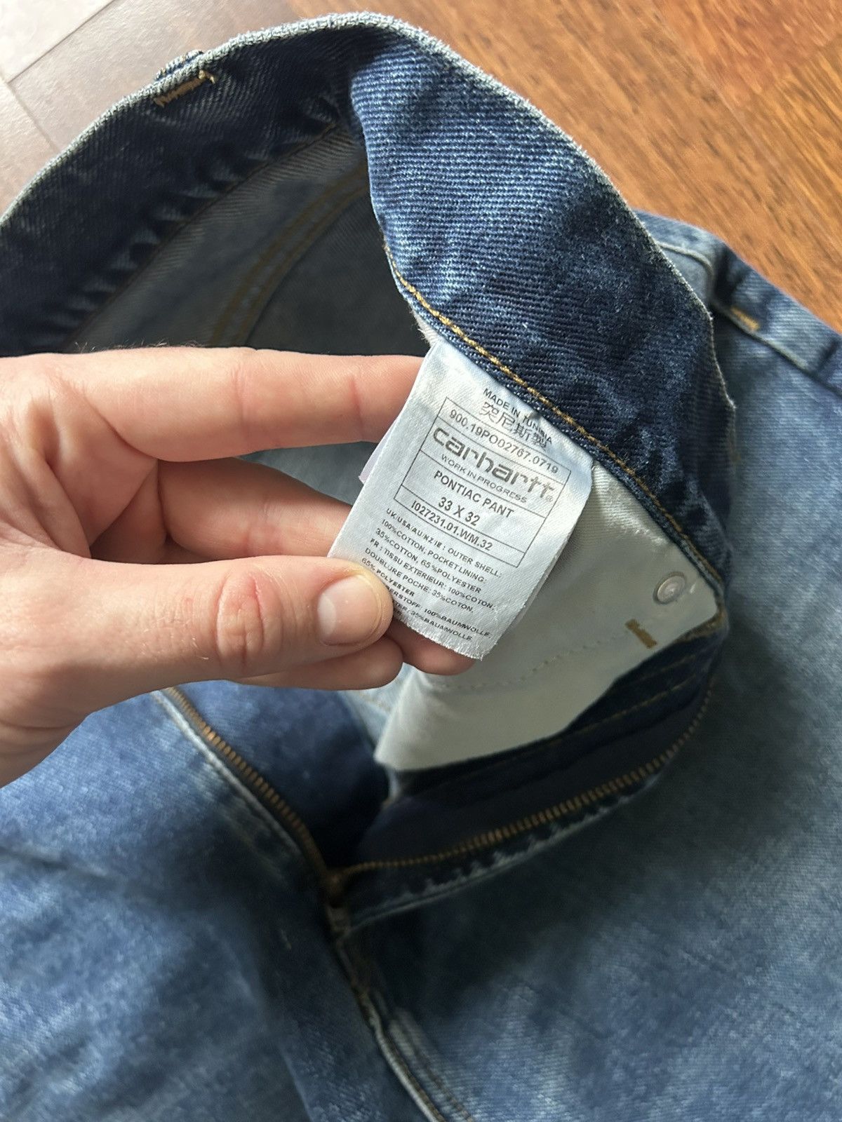 Carhartt Wip Carhartt WIP Pontiac Pant Denim Jeans Men’s Streetwear Sz 33 Size US 33 - 9 Thumbnail